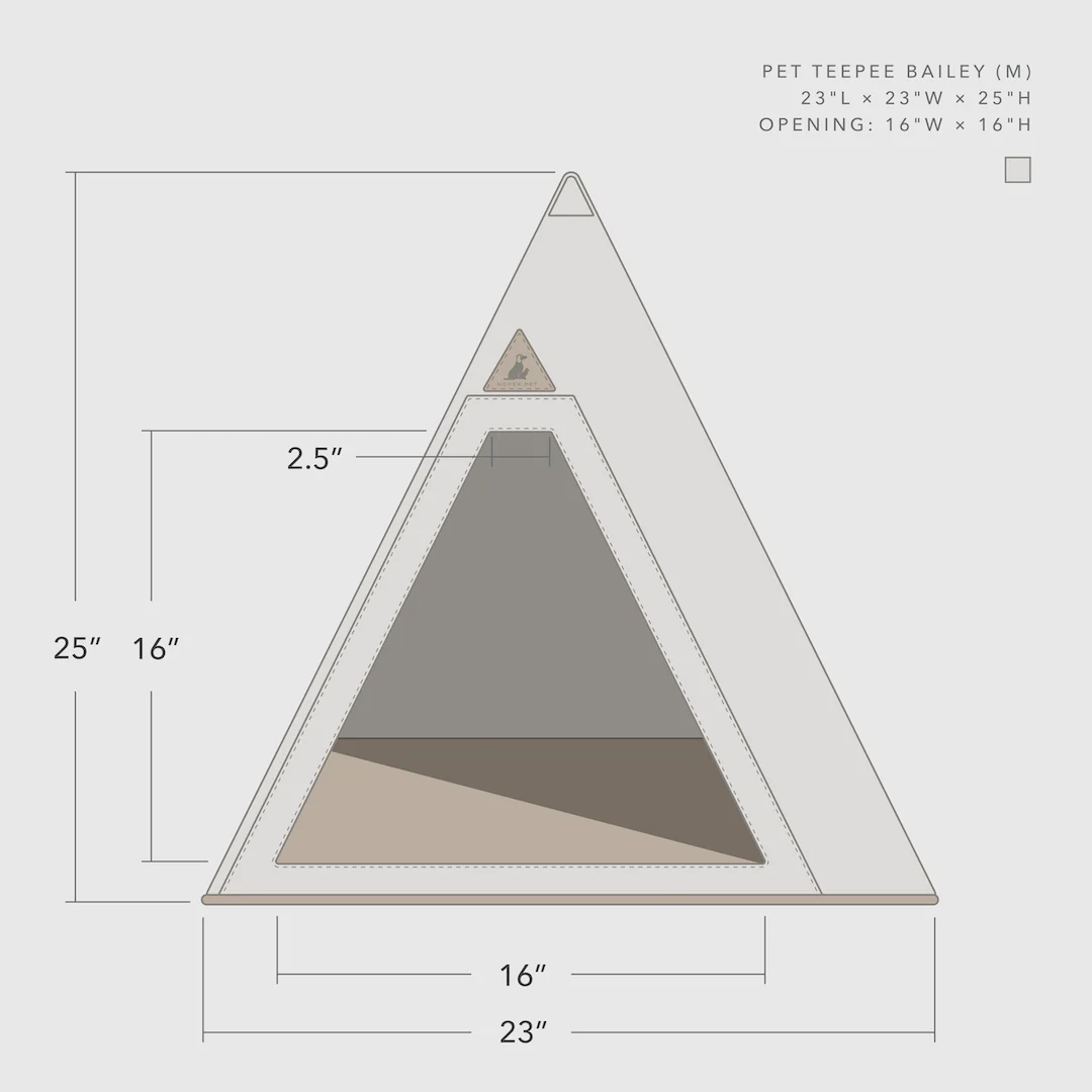 Nooee Pet Teepee Bailey (M) - Image 8