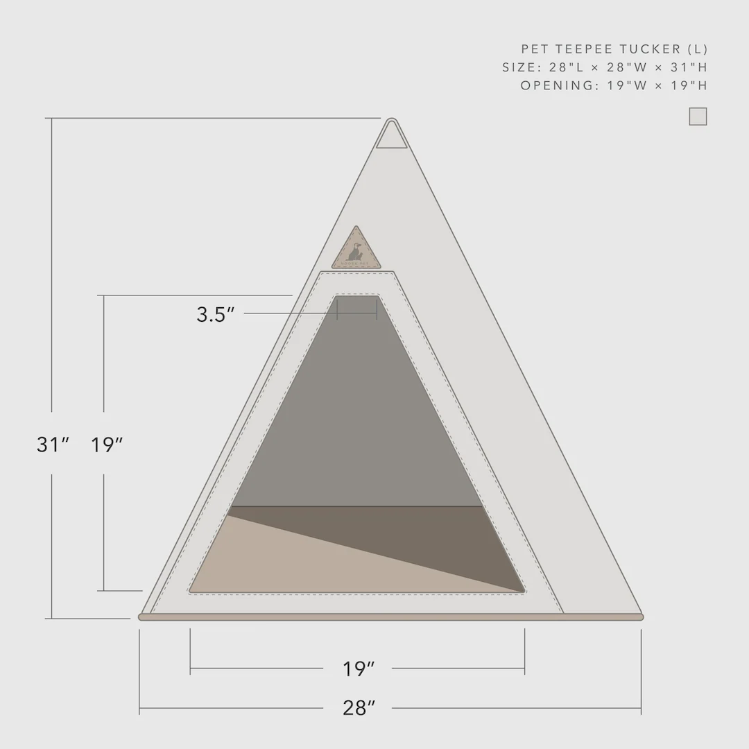 Nooee Pet Teepee Tucker (L) - Image 8