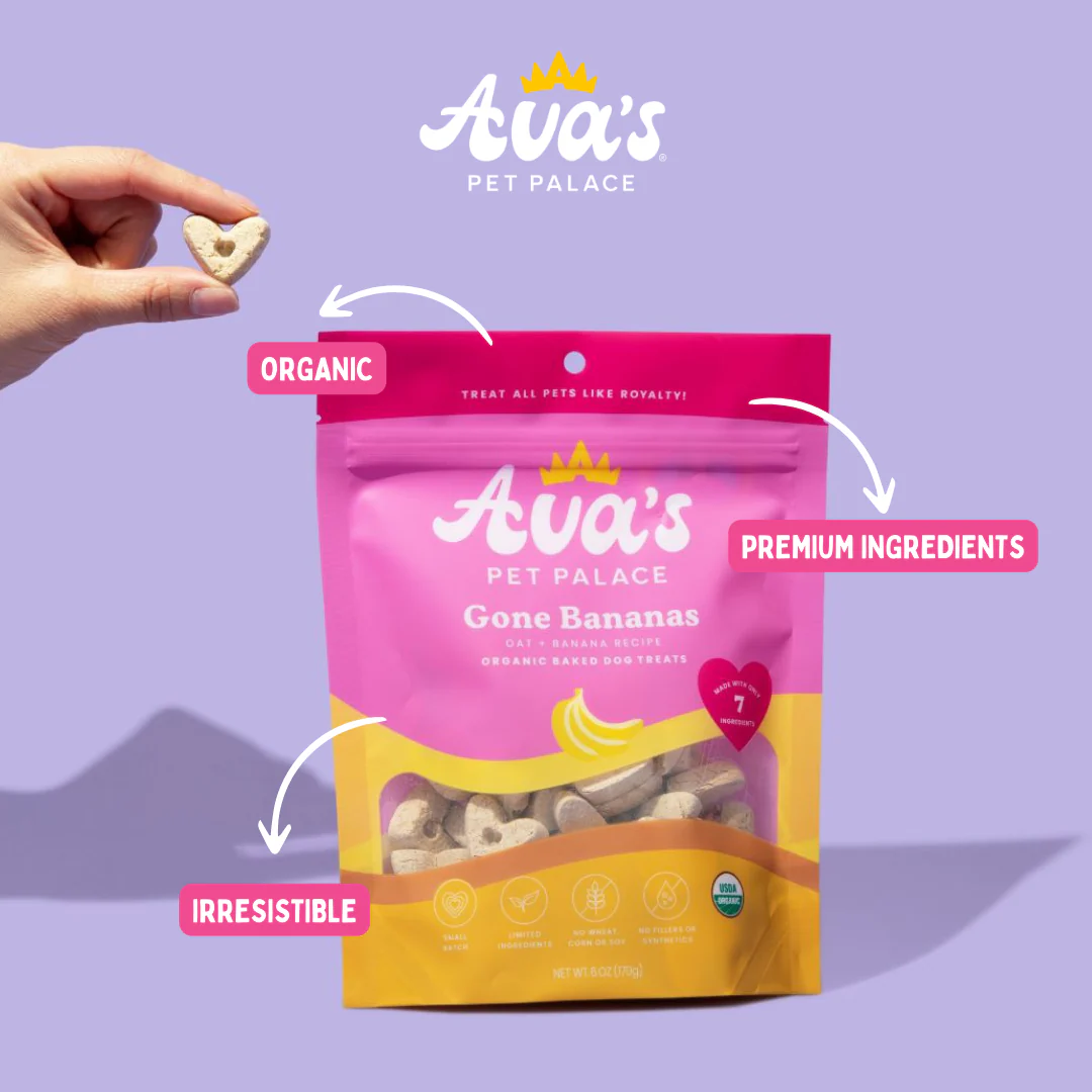 Organic Baked Dog Treats - Gone Bananas - Image 3