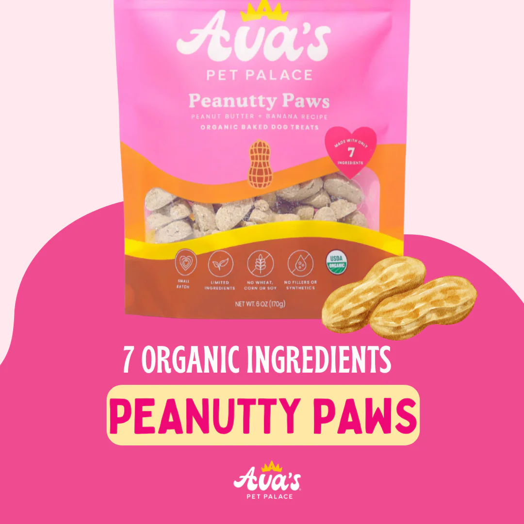 Organic Baked Dog Treats - Peanutty Paws - Image 3