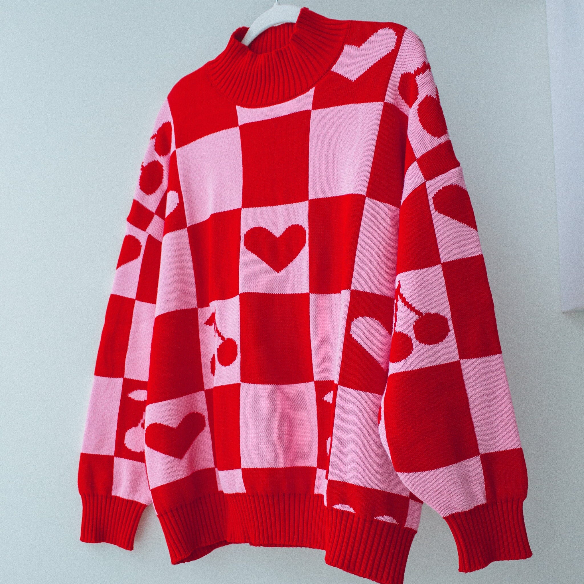 Oversized Human Knitted Love Sweater - Image 2