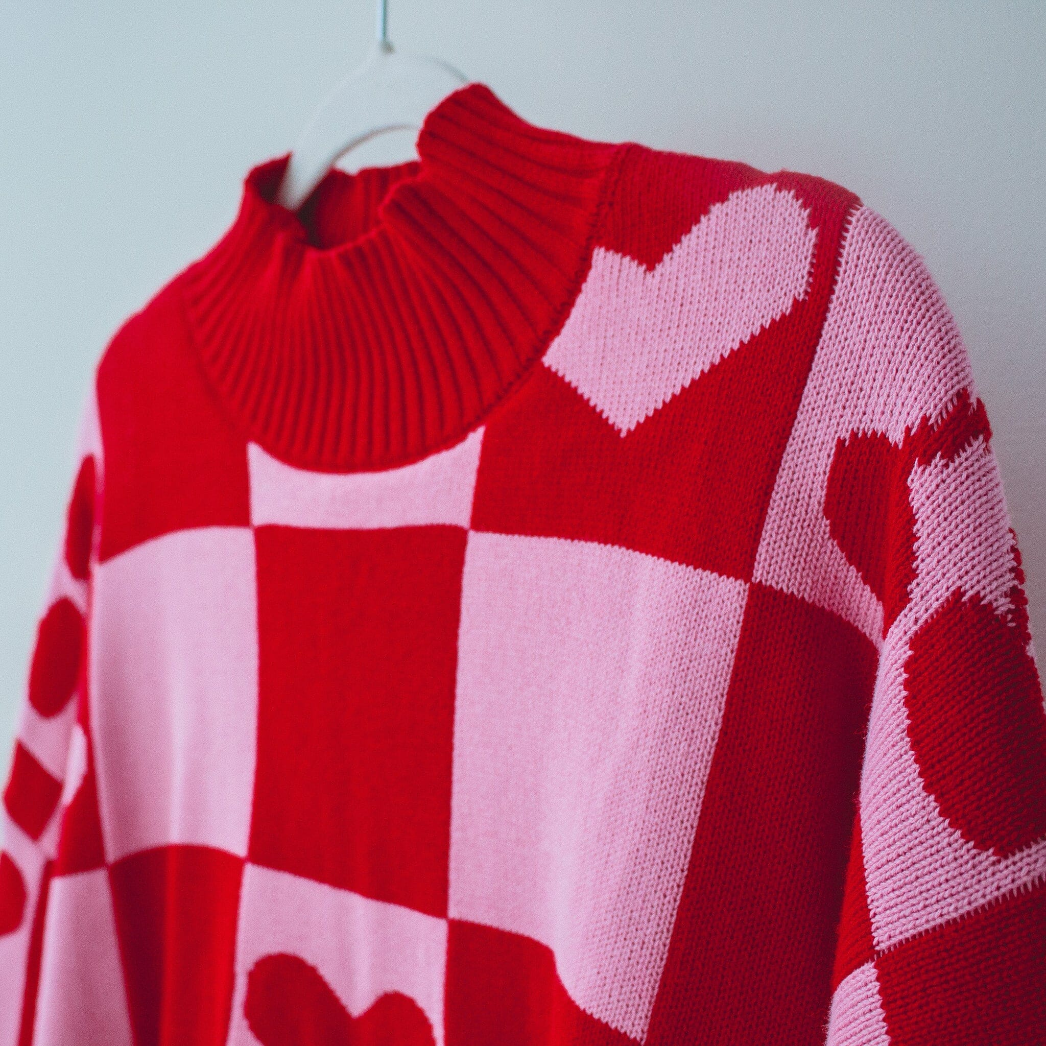 Oversized Human Knitted Love Sweater - Image 3