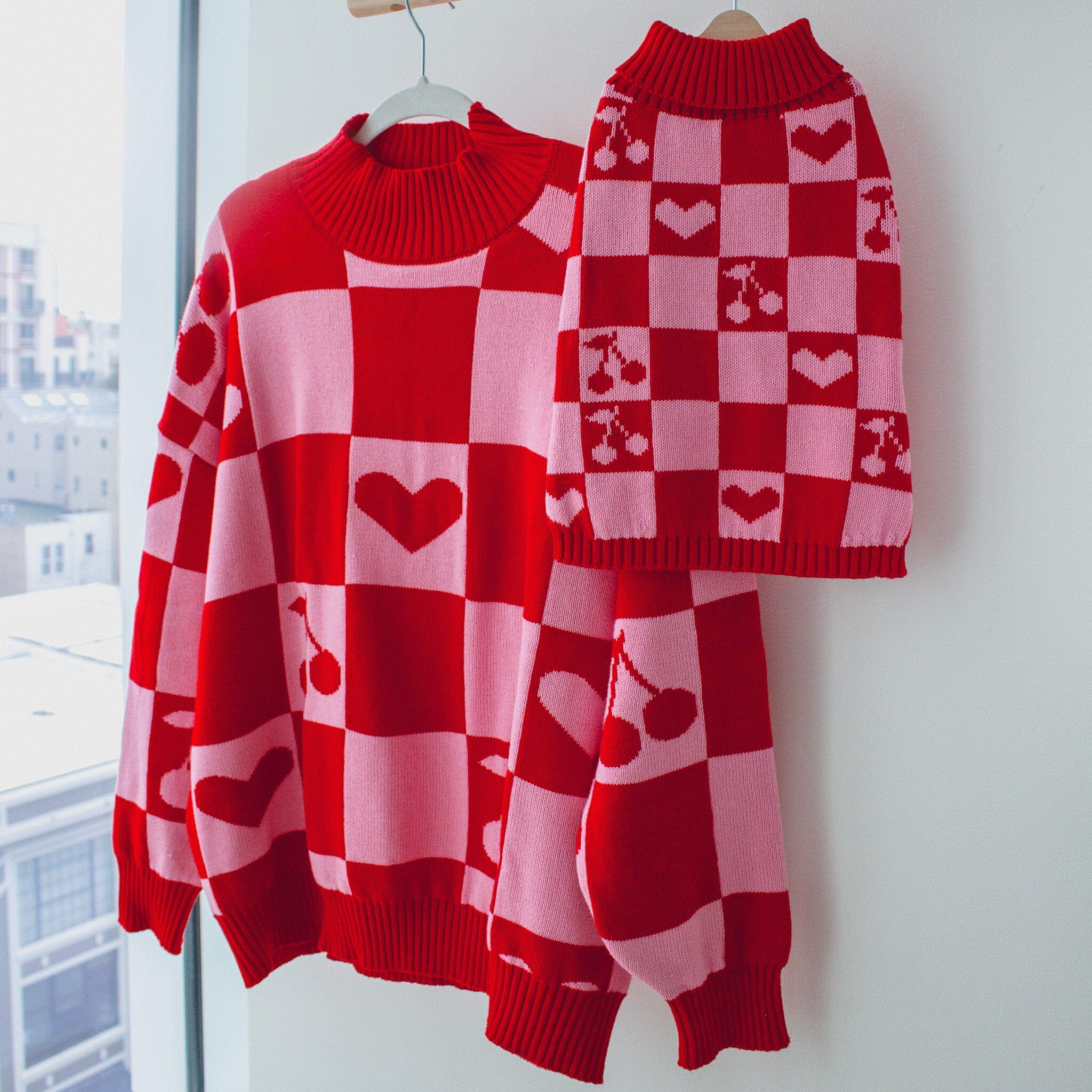 Oversized Human Knitted Love Sweater - Image 4