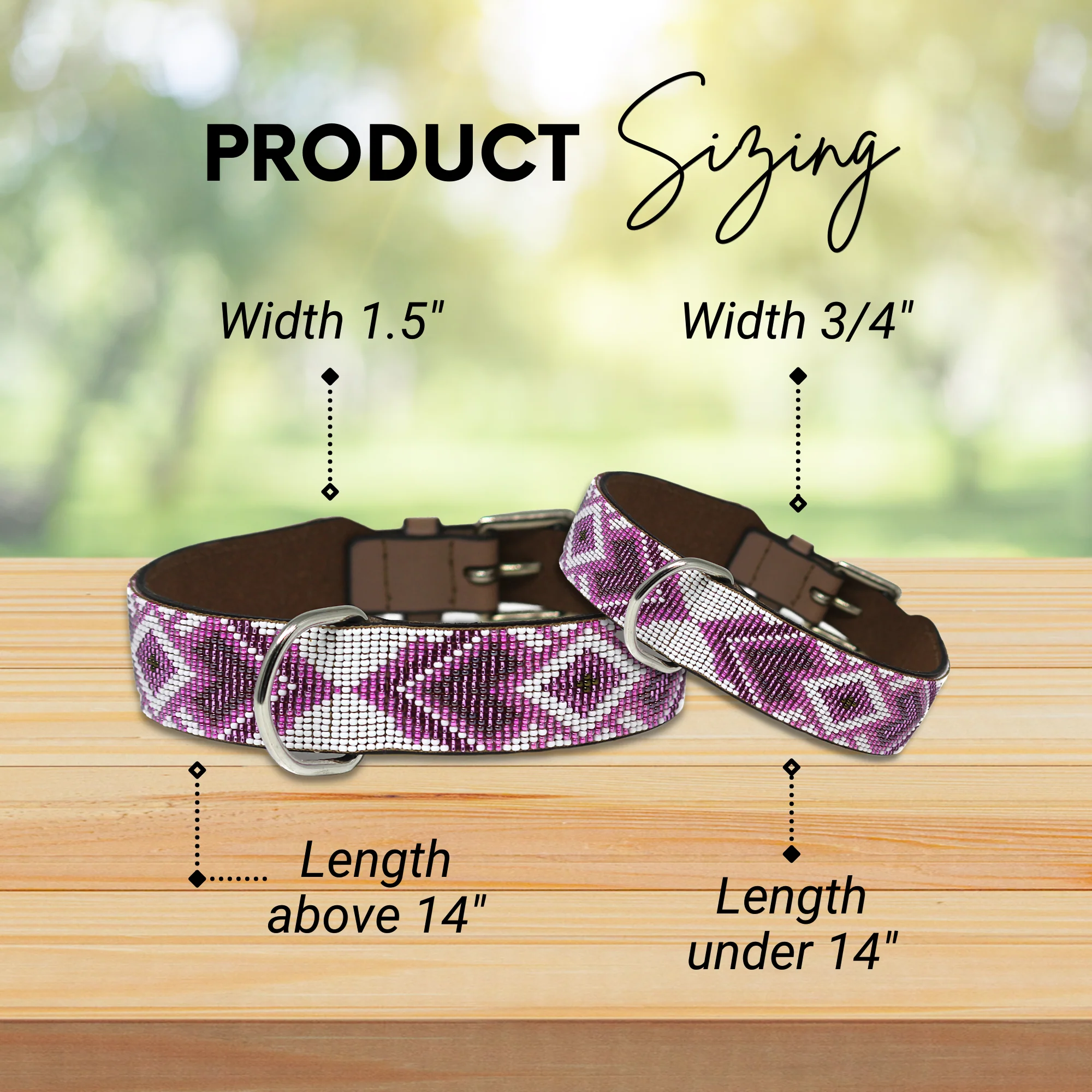 Paris Sambboho dog collar (with center D-ring) - Image 3