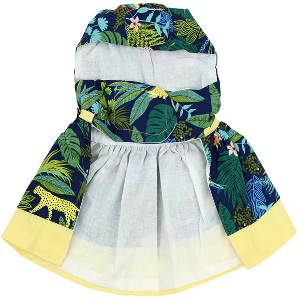 Parisian Pet 'Amazonia Dress' for Dogs and Cats, Tropical Jungle Print - Saint Patrick's Day - Image 2