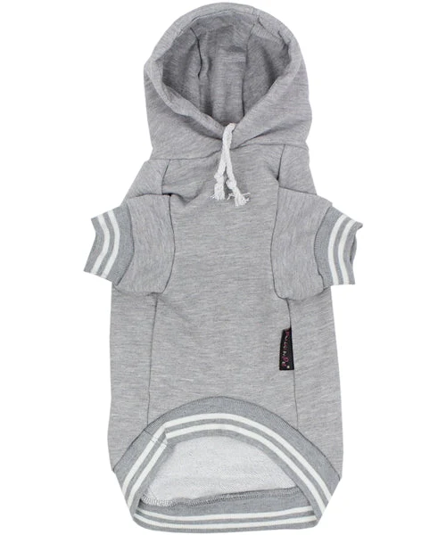 Parisian Pet 'Blessed Hoodie' in Gray - Trendy Pet Hoodie for Dogs & Cats, Perfect for Fall & Winter - Image 2