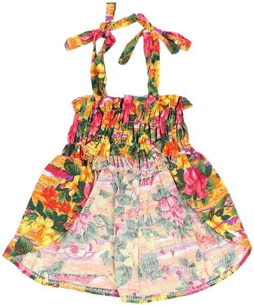 Parisian Pet 'Hawaiian Dress' Dog & Cat Shirt – Island-Themed Vacation Pet Apparel – Orange - Image 2