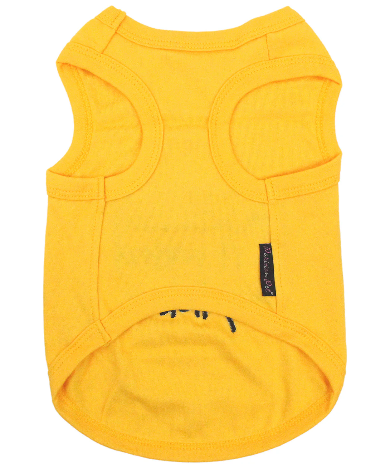 Parisian Pet 'Licker' Novelty Dog Apparel – Fun Embroidered Pet Wear for Dogs & Cats, Yellow - Image 2