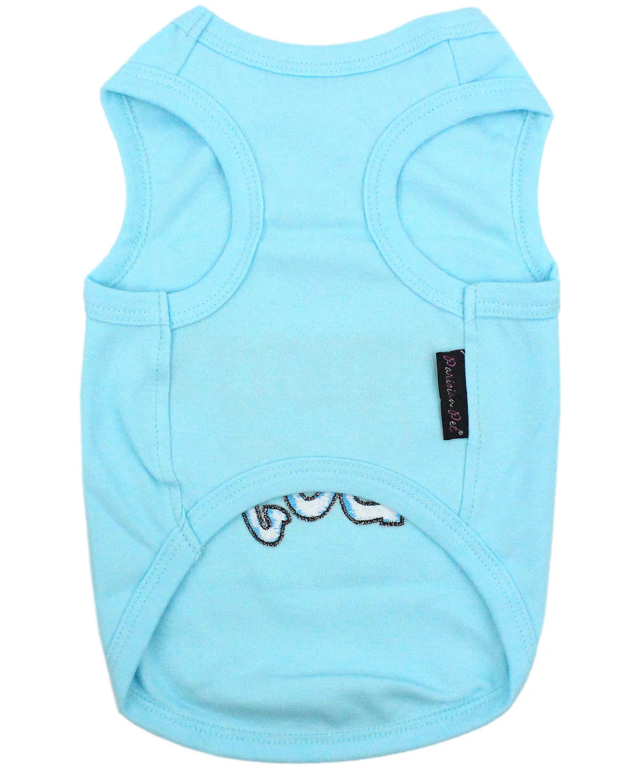 Parisian Pet 'Mommy's Boy' Cotton Dog Apparel – Comfortable T-Shirt for Small Dogs and Cats, Light Blue-Valentine's Day - Image 2