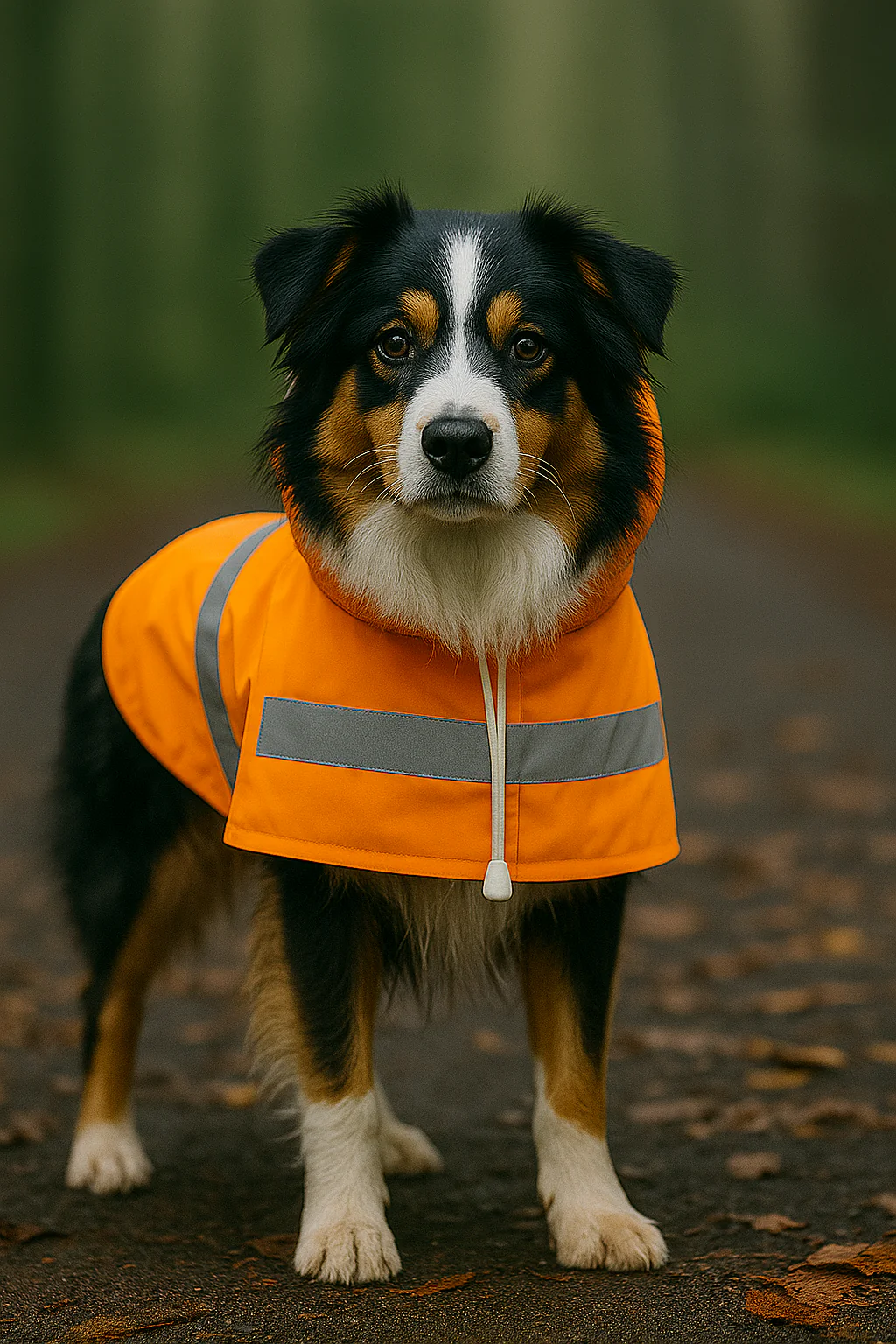 Parisian Pet 'Orange Raincoat' for Dogs & Cats, Waterproof Pet Outerwear, Dog Raincoat for Rain, Pet Rain Protection, Orange - Image 5