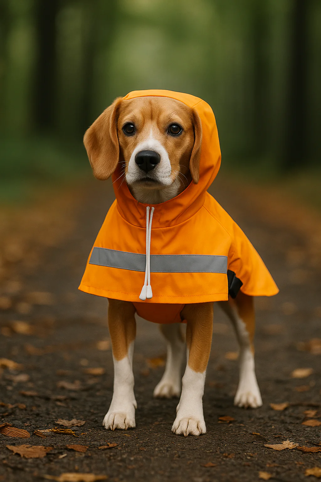 Parisian Pet 'Orange Raincoat' for Dogs & Cats, Waterproof Pet Outerwear, Dog Raincoat for Rain, Pet Rain Protection, Orange - Image 8