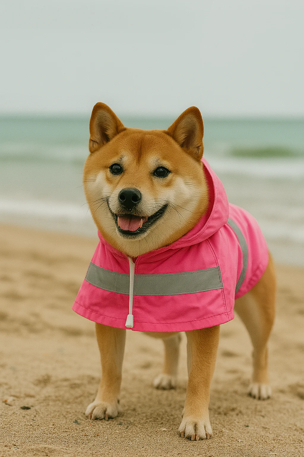 Parisian Pet 'Pink Raincoat' for Dogs & Cats, Waterproof Dog Raincoat, Designer Pet Coat, Pink - Image 10