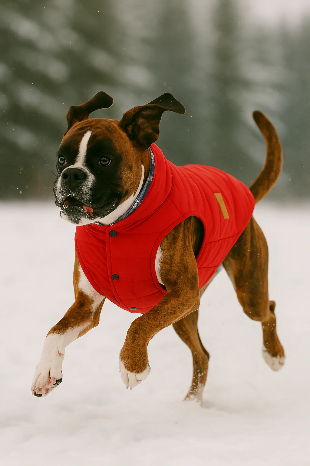 Parisian Pet 'Plaid Reversible Jacket' for Dogs & Cats, Stylish Pet Outerwear, Warm Winter Dog Jacket,-Valentine's Day - Image 9