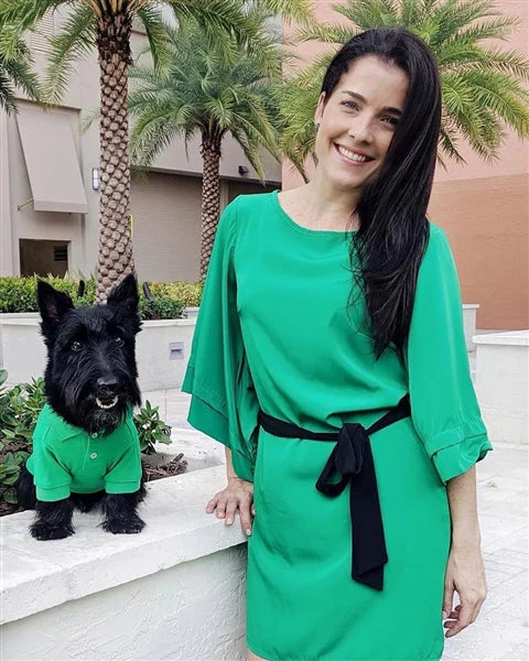 Parisian Pet 'Polo' Dog & Cat Shirt – Comfortable Embroidered Cotton, Trendy Summer Apparel-Saint Patrick's Day - Image 2