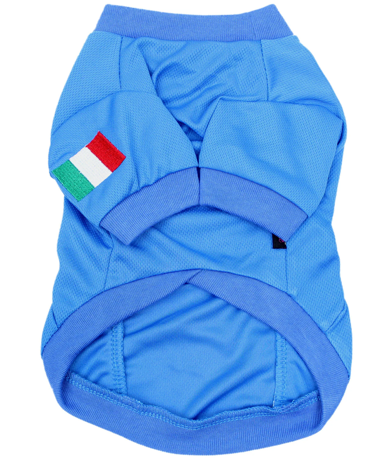 Parisian Pet 'Team Italy' Jersey for Dogs & Cats – Soccer Fan Apparel for Pets, Italy National Team Colors, Blue and White - Image 2