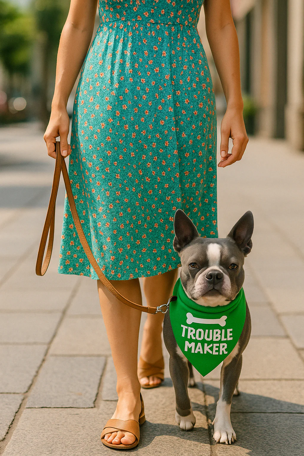 Parisian Pet 'Trouble Maker' Bandana for Dogs & Cats - Fun, Comfortable, Trendy Green Pet Fashion Accessory-Saint Patrick's Day - Image 7