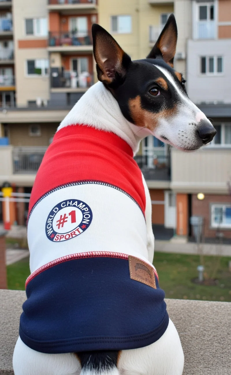 Parisian Pet 'World Champion Tank' Dog & Cat Shirt – Comfortable Embroidered Cotton Tank, Perfect for Vacation – Red - Image 2