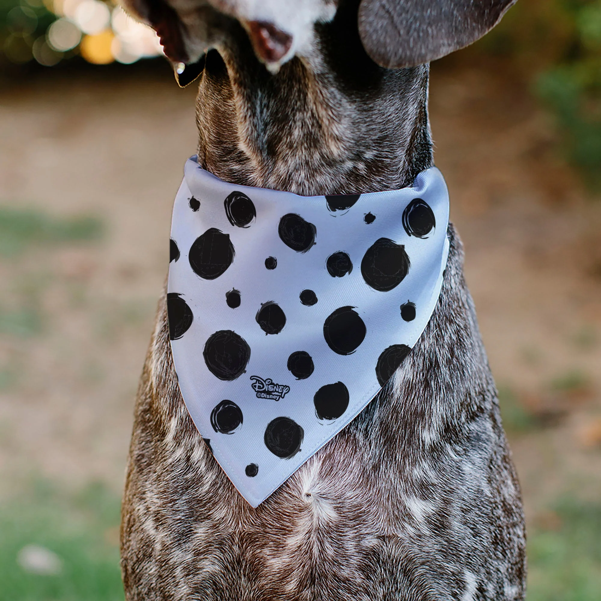 Pet Bandana - 101 Dalmatians Cruella's Spots White/Black - Image 5