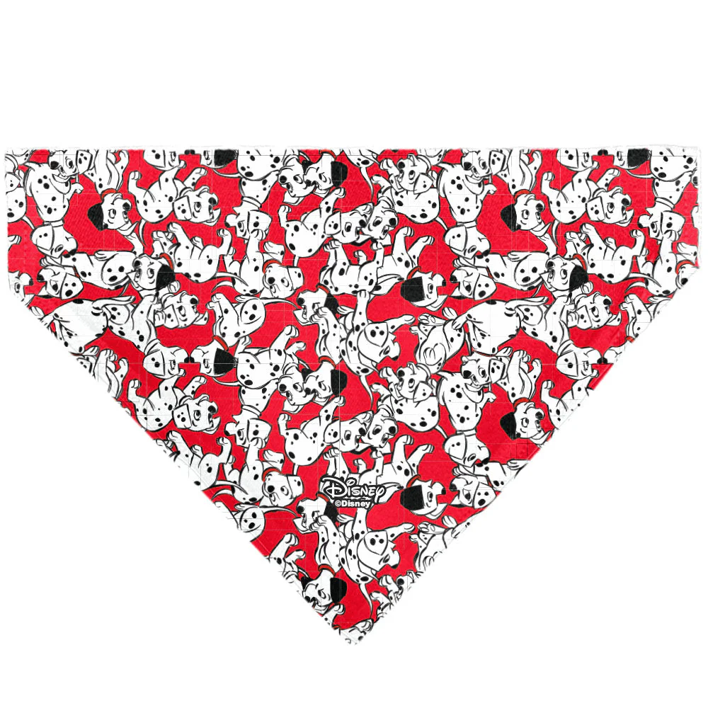 Pet Bandana - 101 Dalmatians Puppies Scattered Red - Image 2