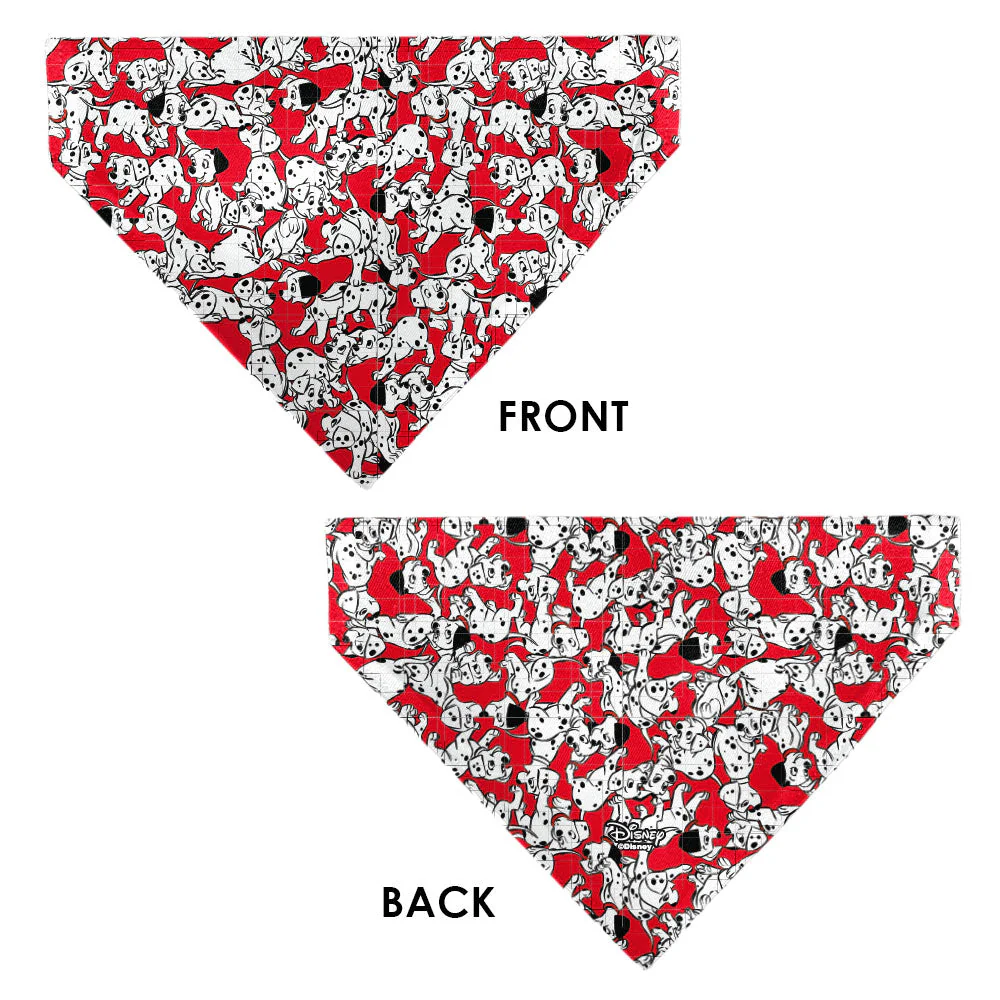 Pet Bandana - 101 Dalmatians Puppies Scattered Red - Image 3