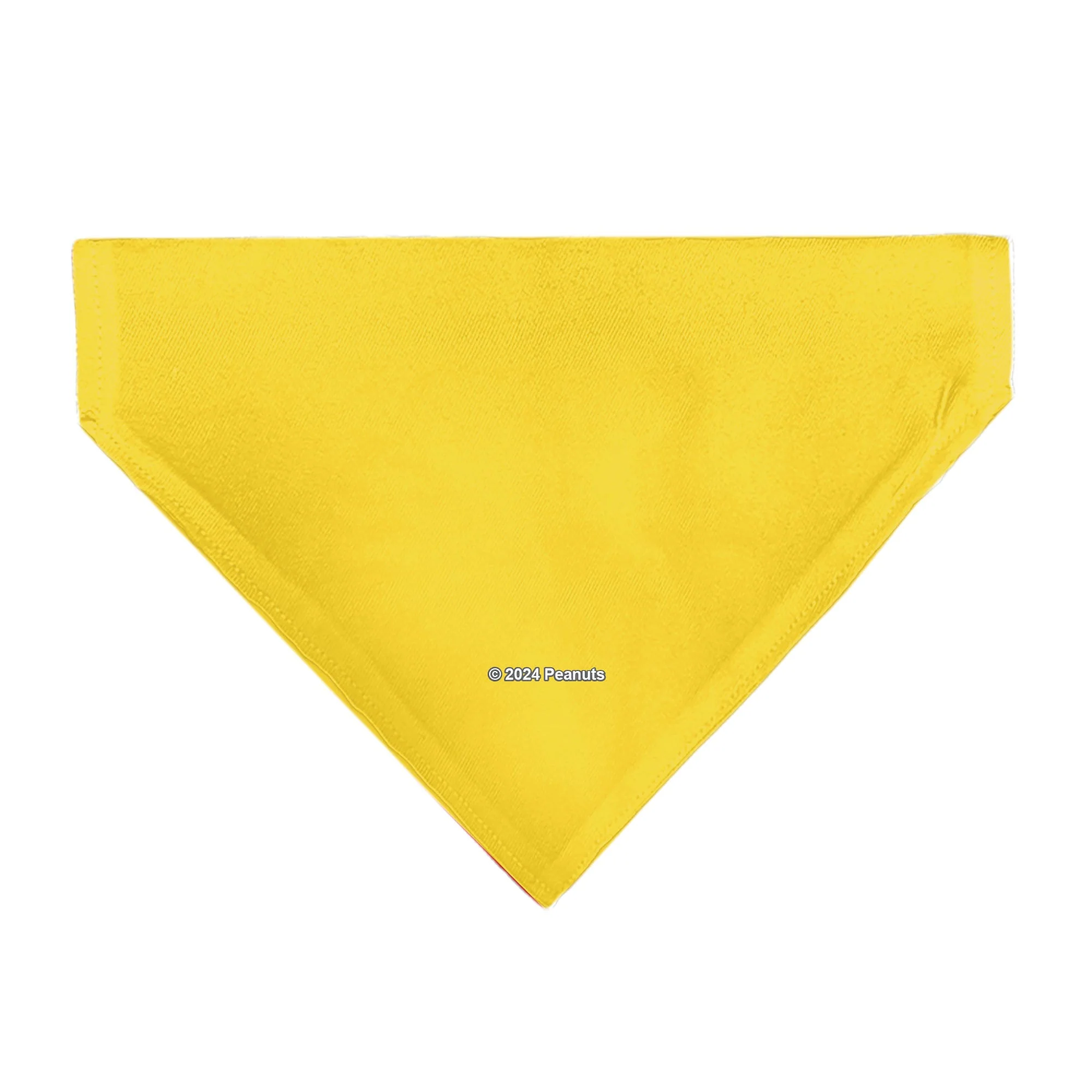 Pet Bandana - Peanuts Charlie Brown Zig Zag Stripe Yellow/Black - Image 2