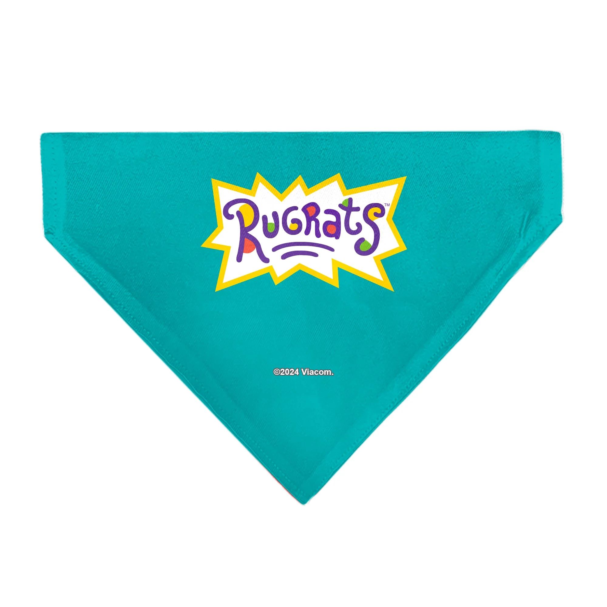 Pet Bandana - Rugrats Kids Group Pose and Title Logo Blue - Image 2