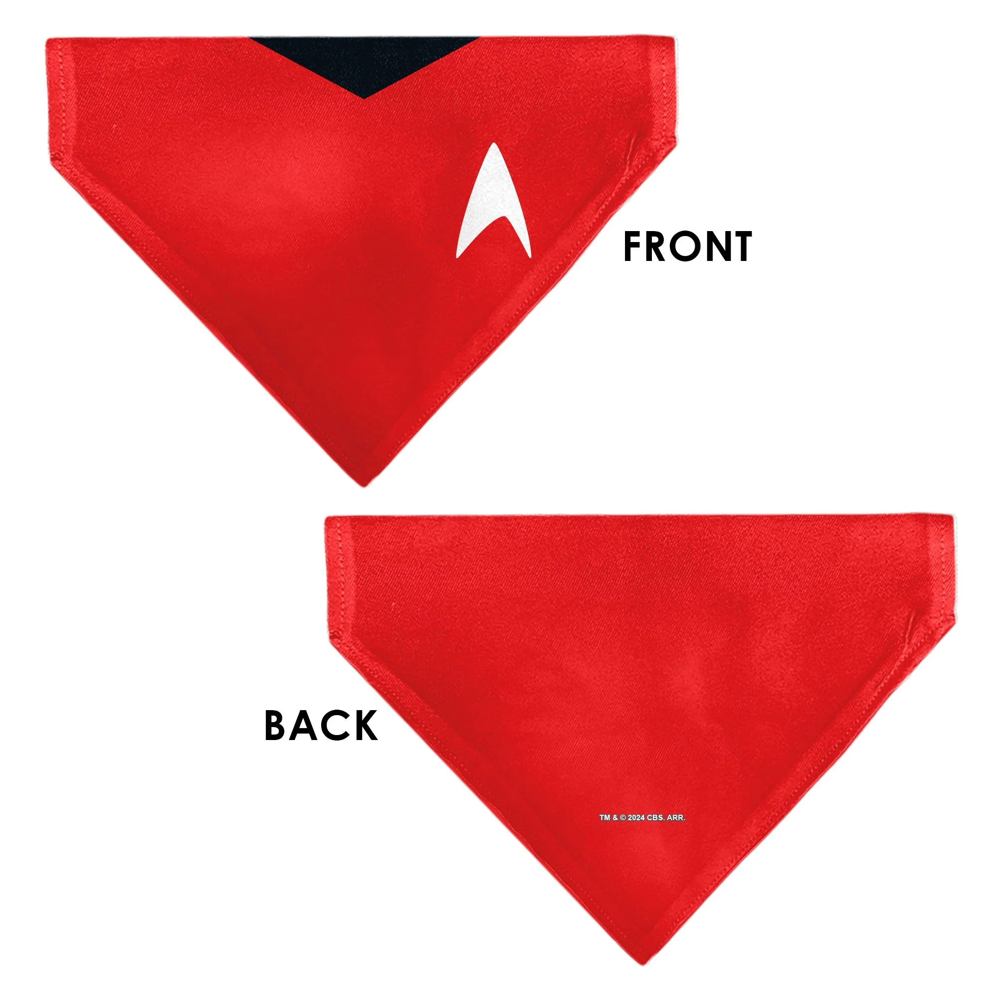Pet Bandana - Star Trek Original Series Red Uniform Print - Image 3