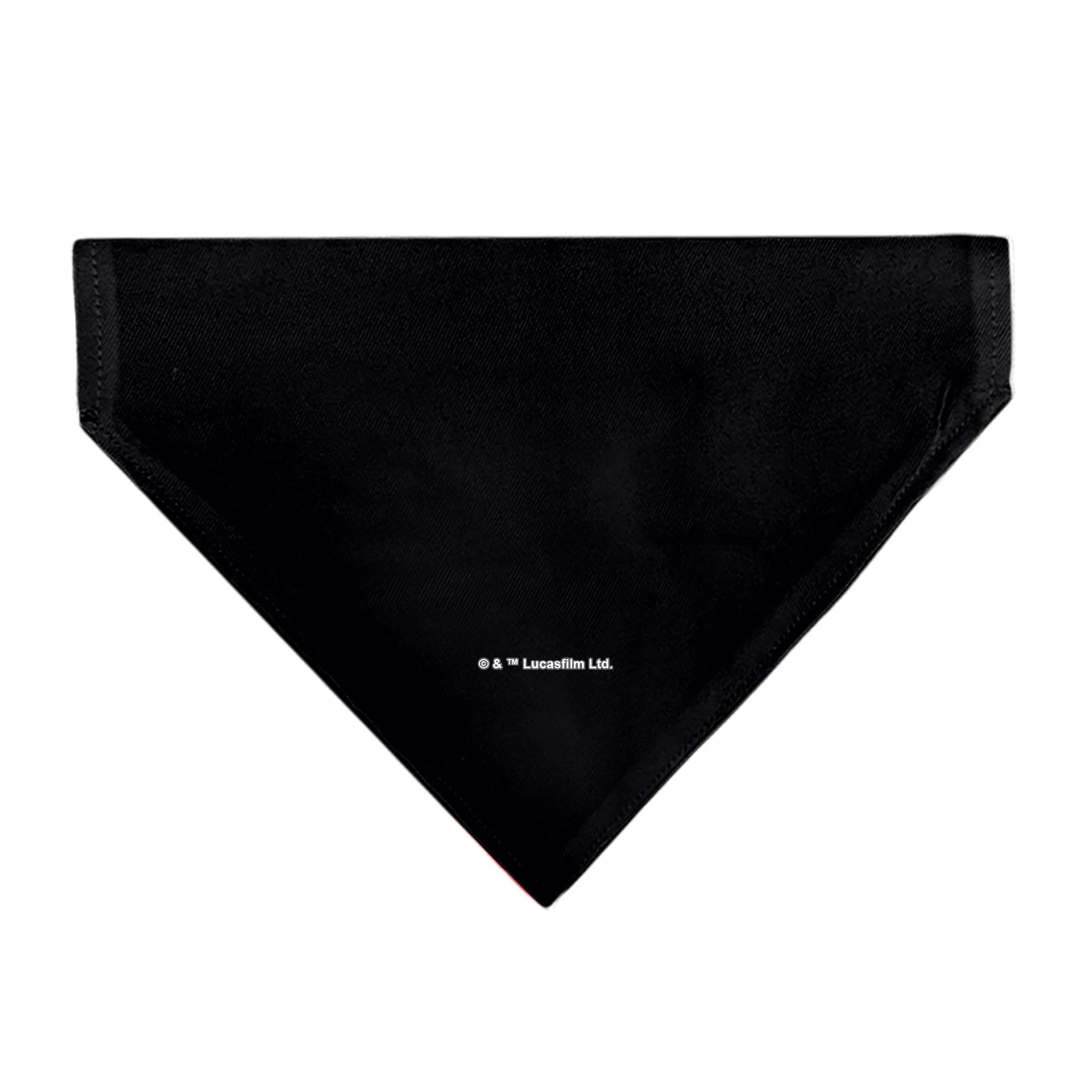 Pet Bandana - Star Wars Grogu Baby Yoda Smiling Impression Painting Black - Image 2