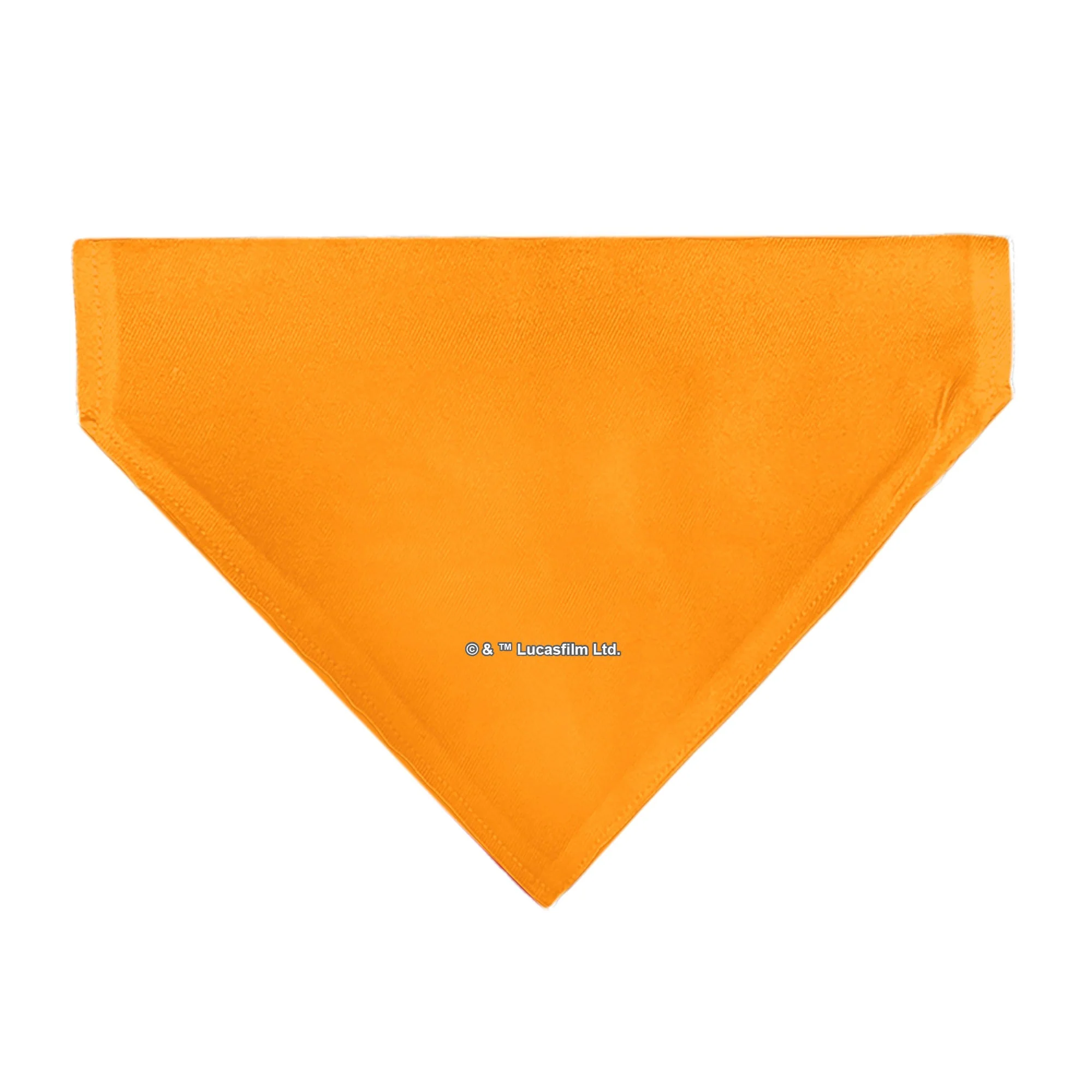 Pet Bandana - Star Wars REBEL Text and Rebel Alliance Insignia Orange/Red/Yellow - Image 2
