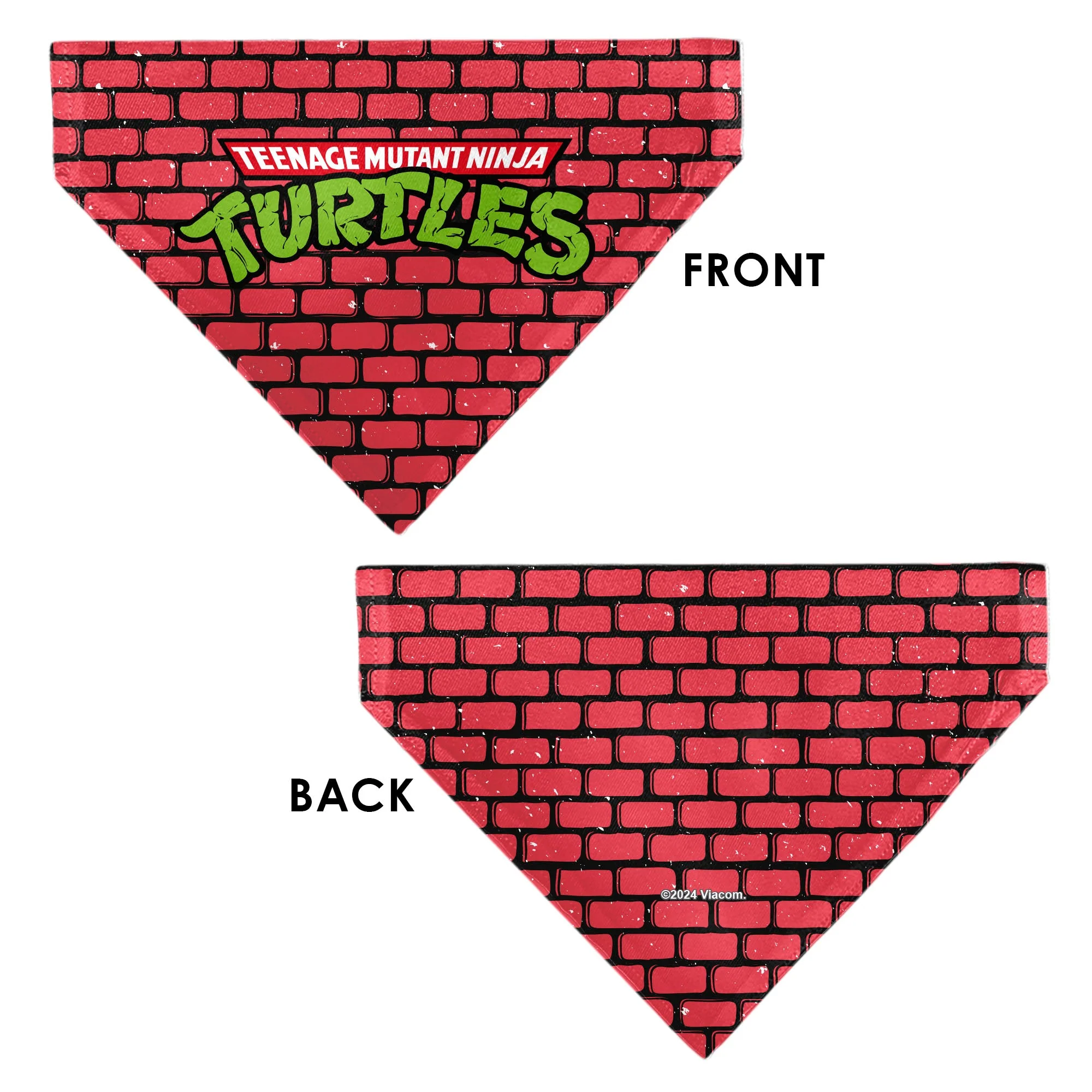 Pet Bandana - TEENAGE MUTANT NINJA TURTLES Brick Title Logo - Image 3