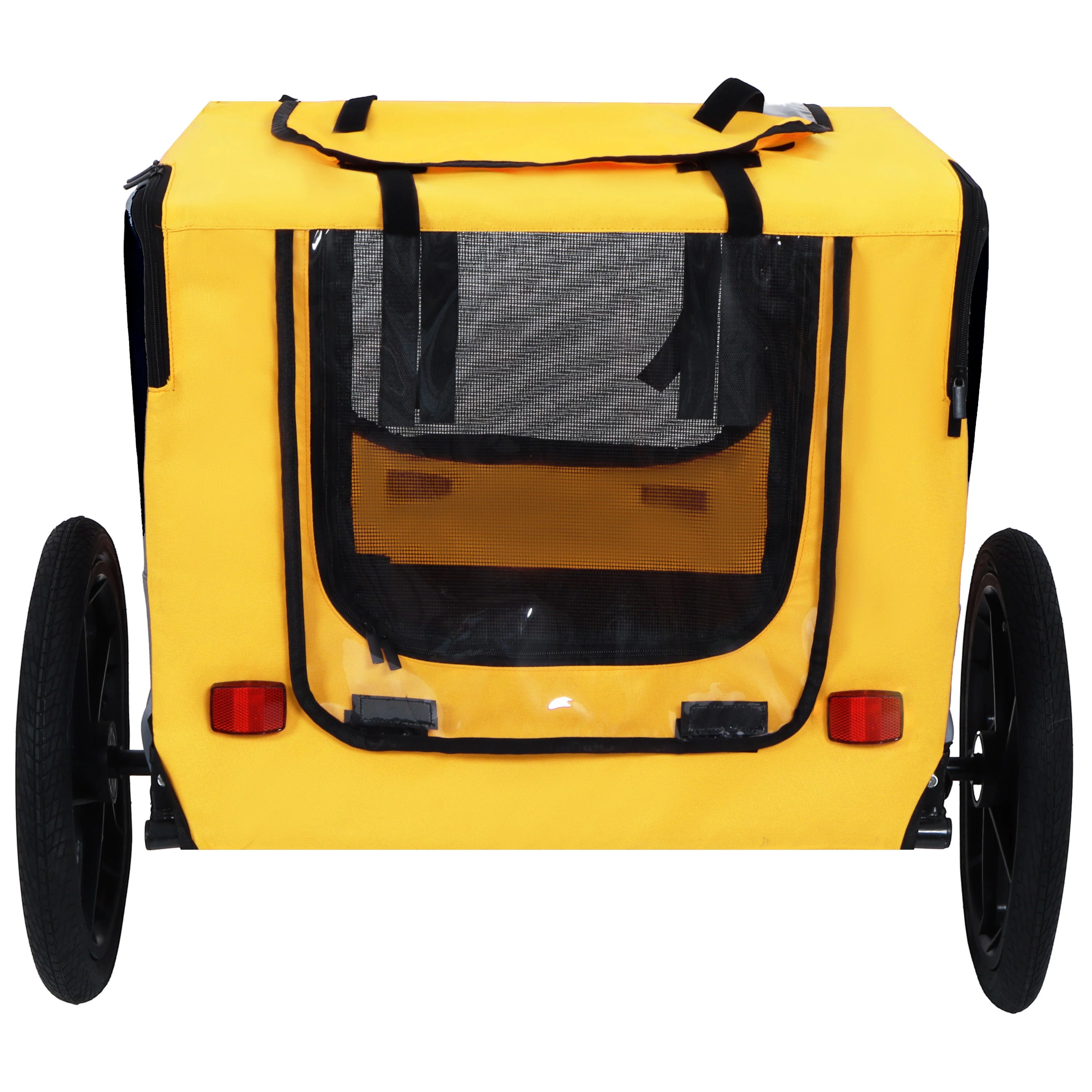 Pet Bike Trailer Dog Cart for Bicycle, Suitable for Small and Medium Pets, Easy Folding Cart Frame, Quick Release Wheel, Non-Slip Floor, Internal Leash - Image 6