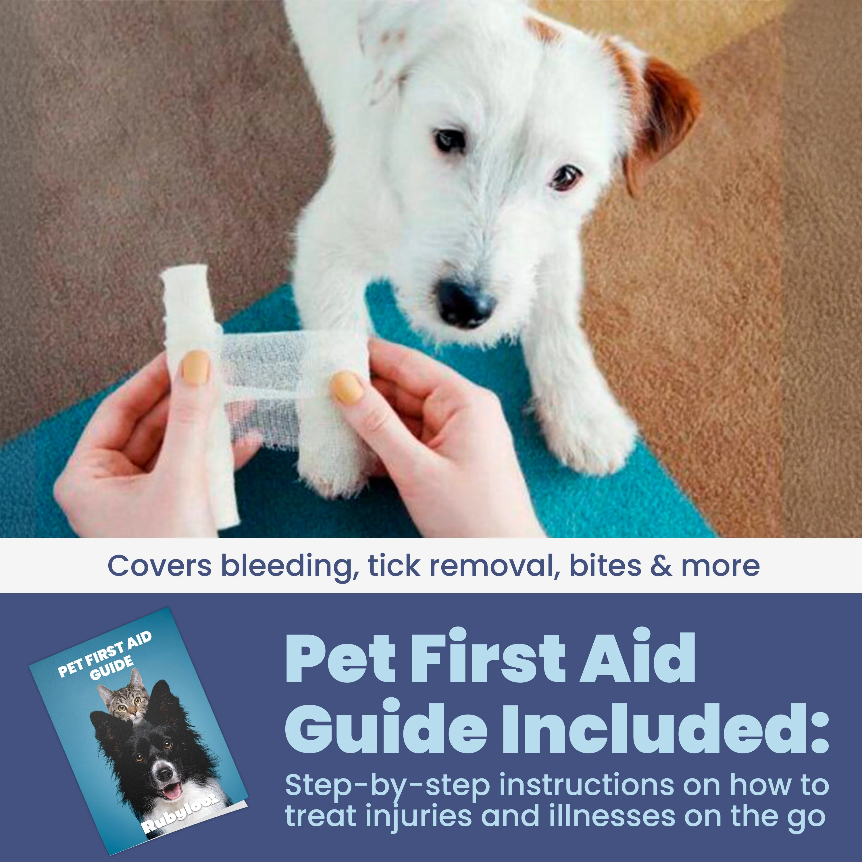 Pet First Aid Kit for Dogs & Cats with Vet-Approved Essentials - Image 6