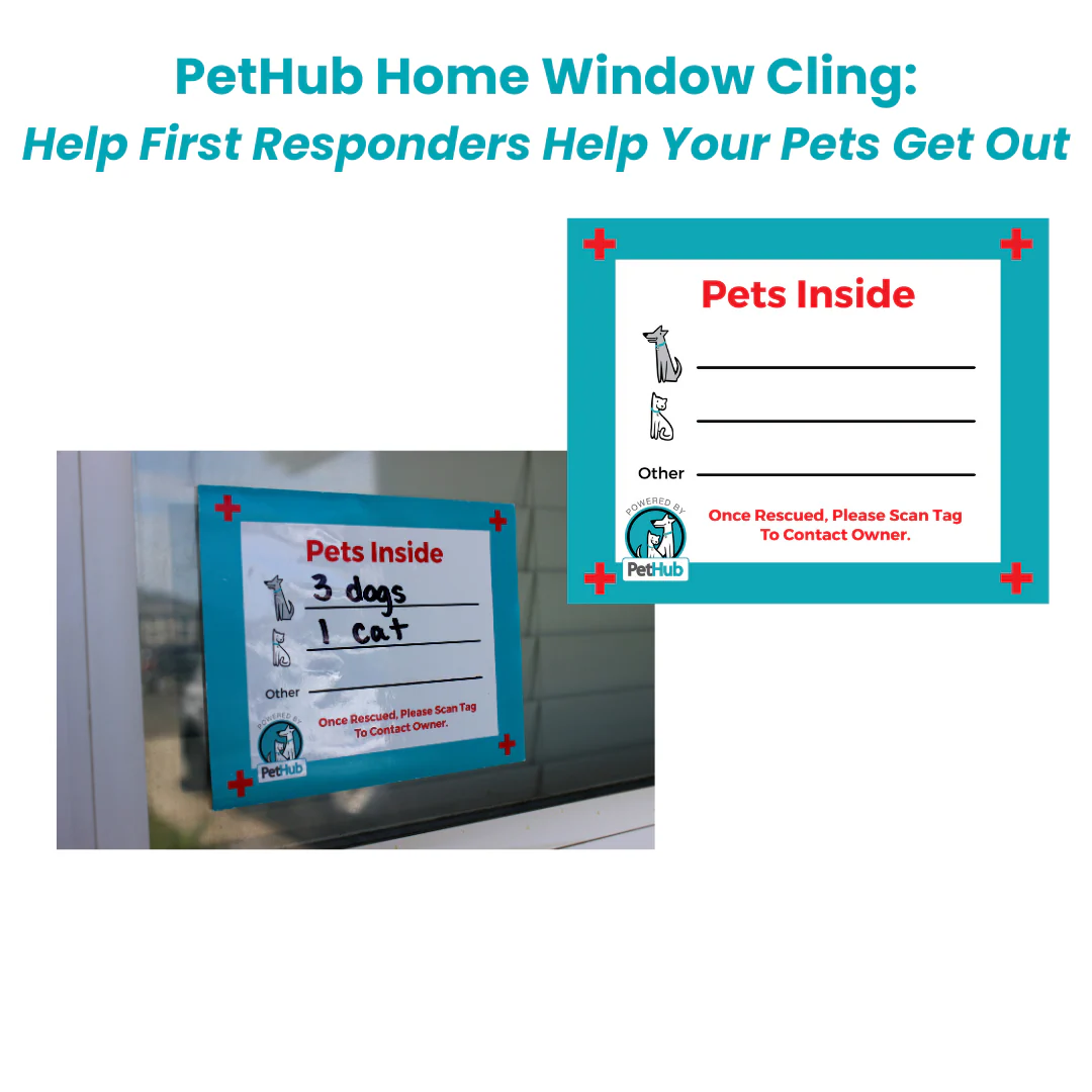 PetHub Pet Safety Home Decal – Emergency Pets Inside Alert - Image 2