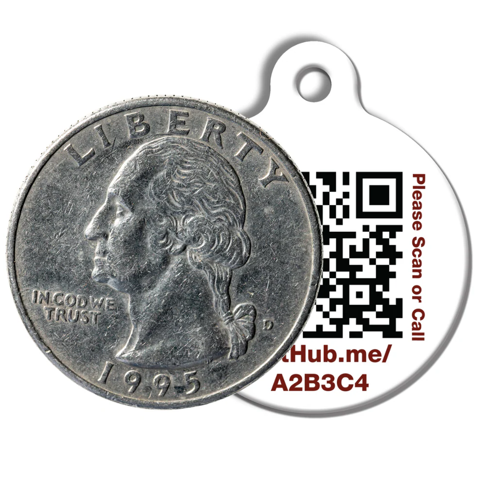 PetHub QR Pet ID Tag – Classic Aluminum - Image 4