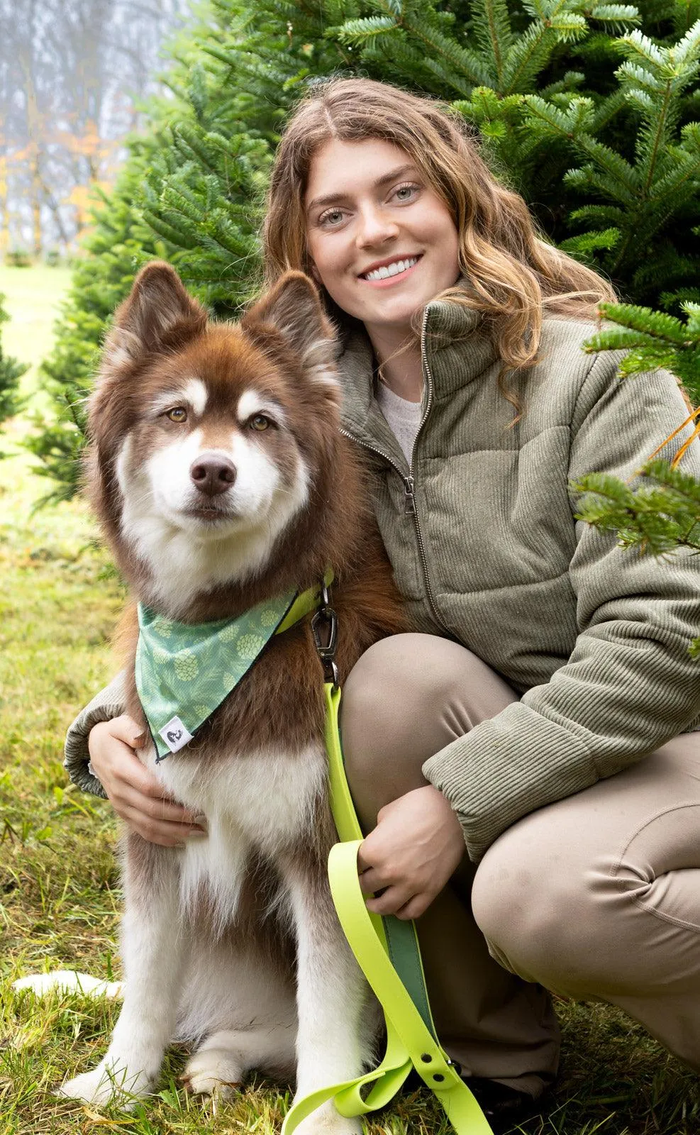 Pine Cone Pup Bandana & Matching Keychain - Image 4