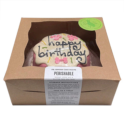 Pink Sprinkle Dog Cake (Perishable) - Image 2