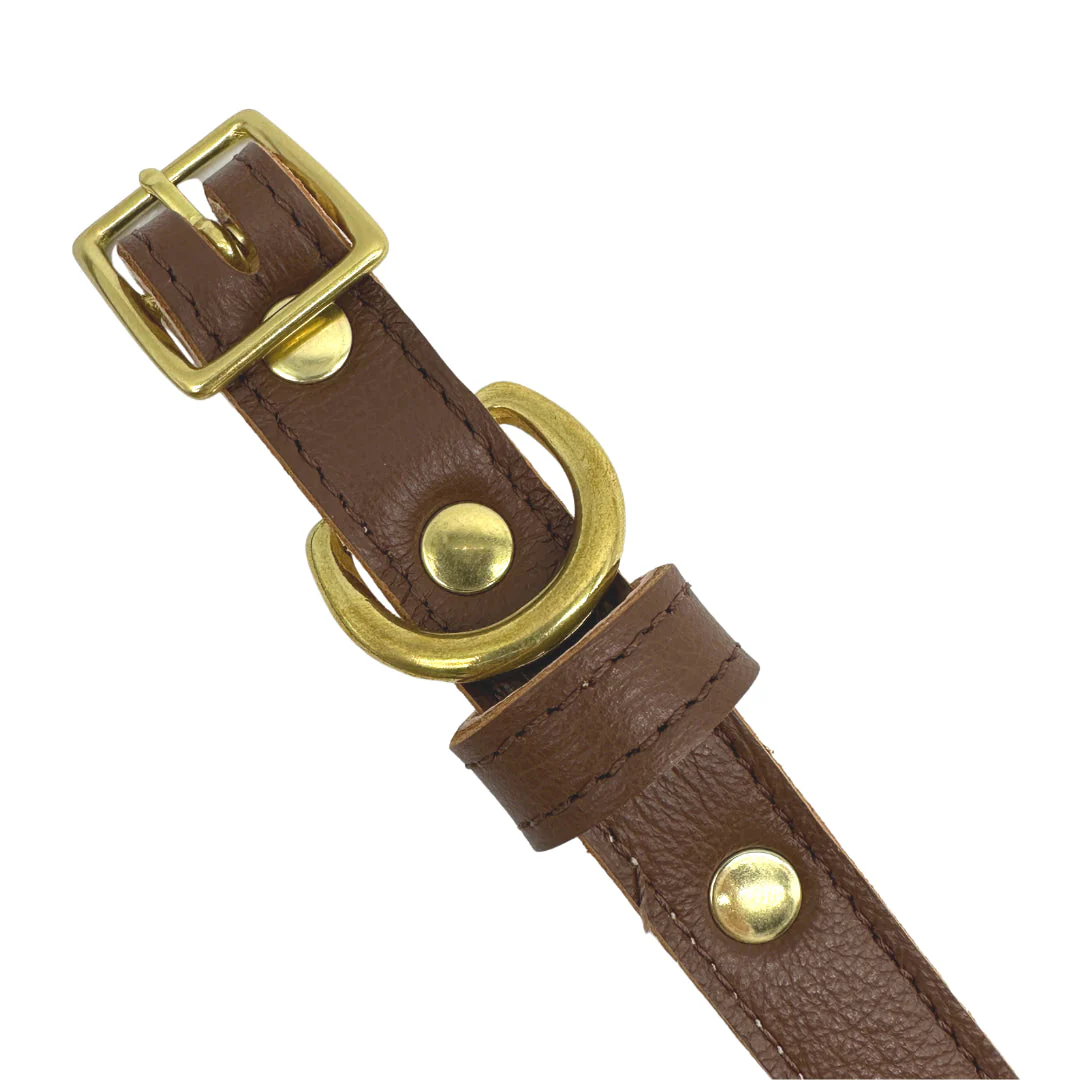 Plain Leather Dog Collar - Image 12