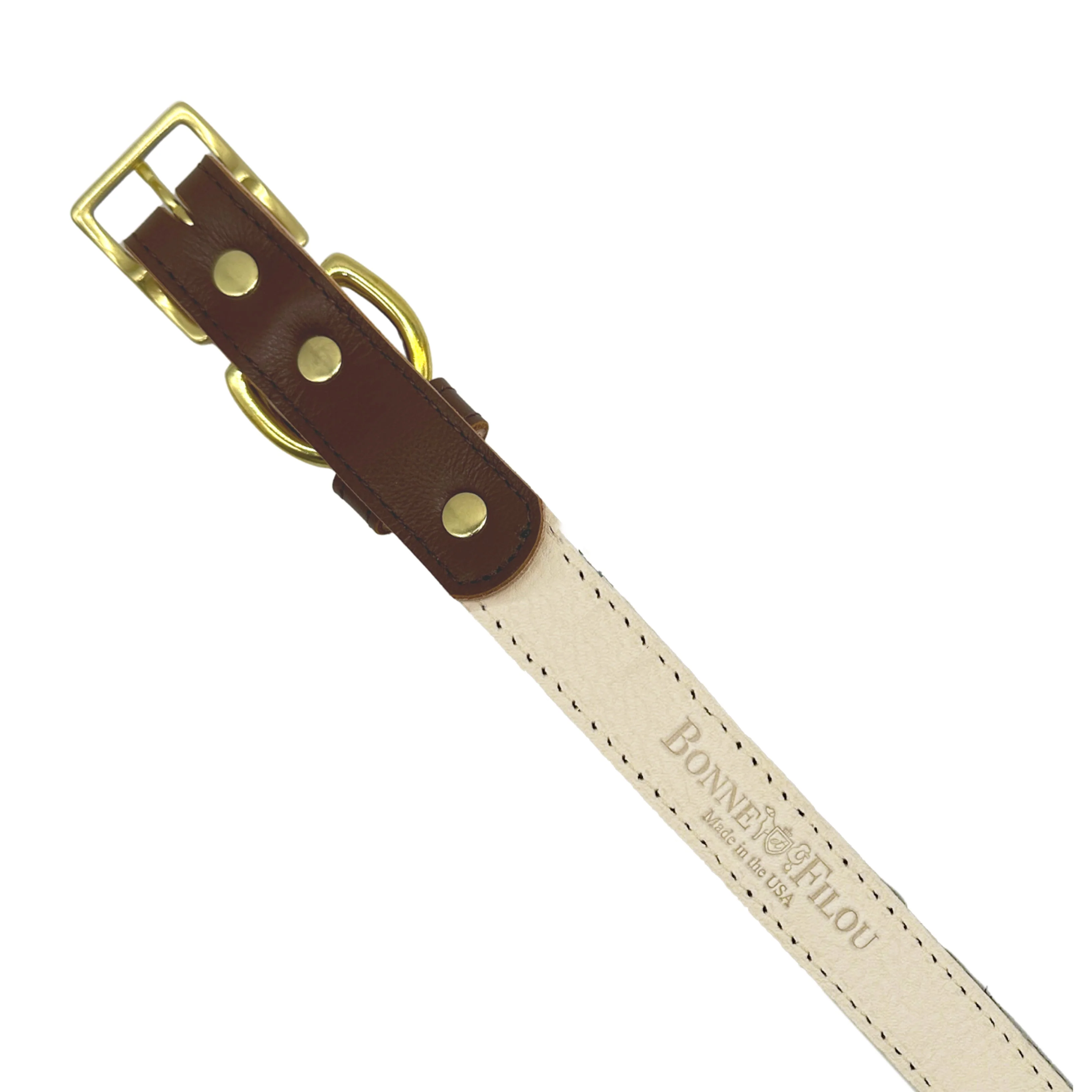 Plain Leather Dog Collar - Image 13