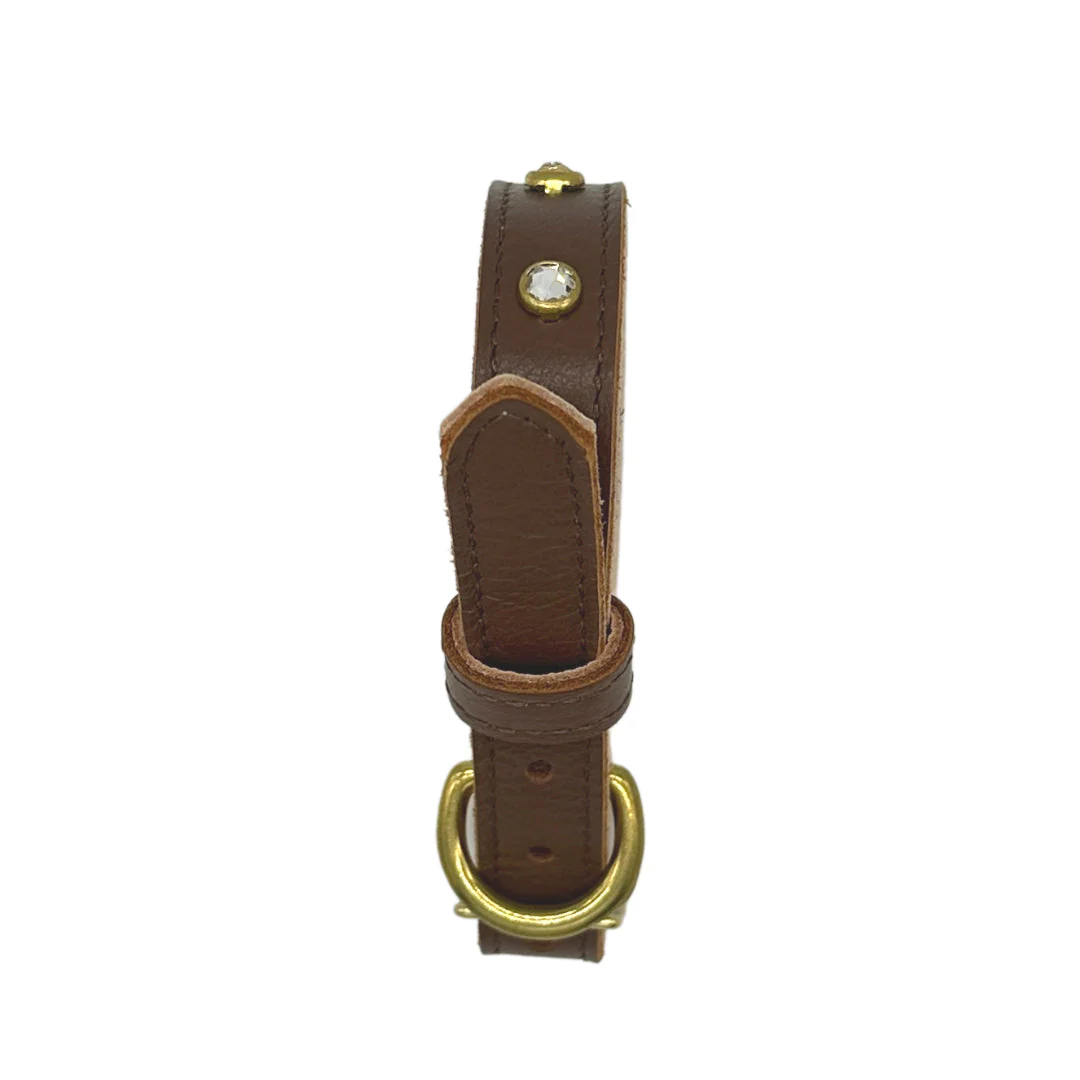 Plain Leather Dog Collar - Image 40