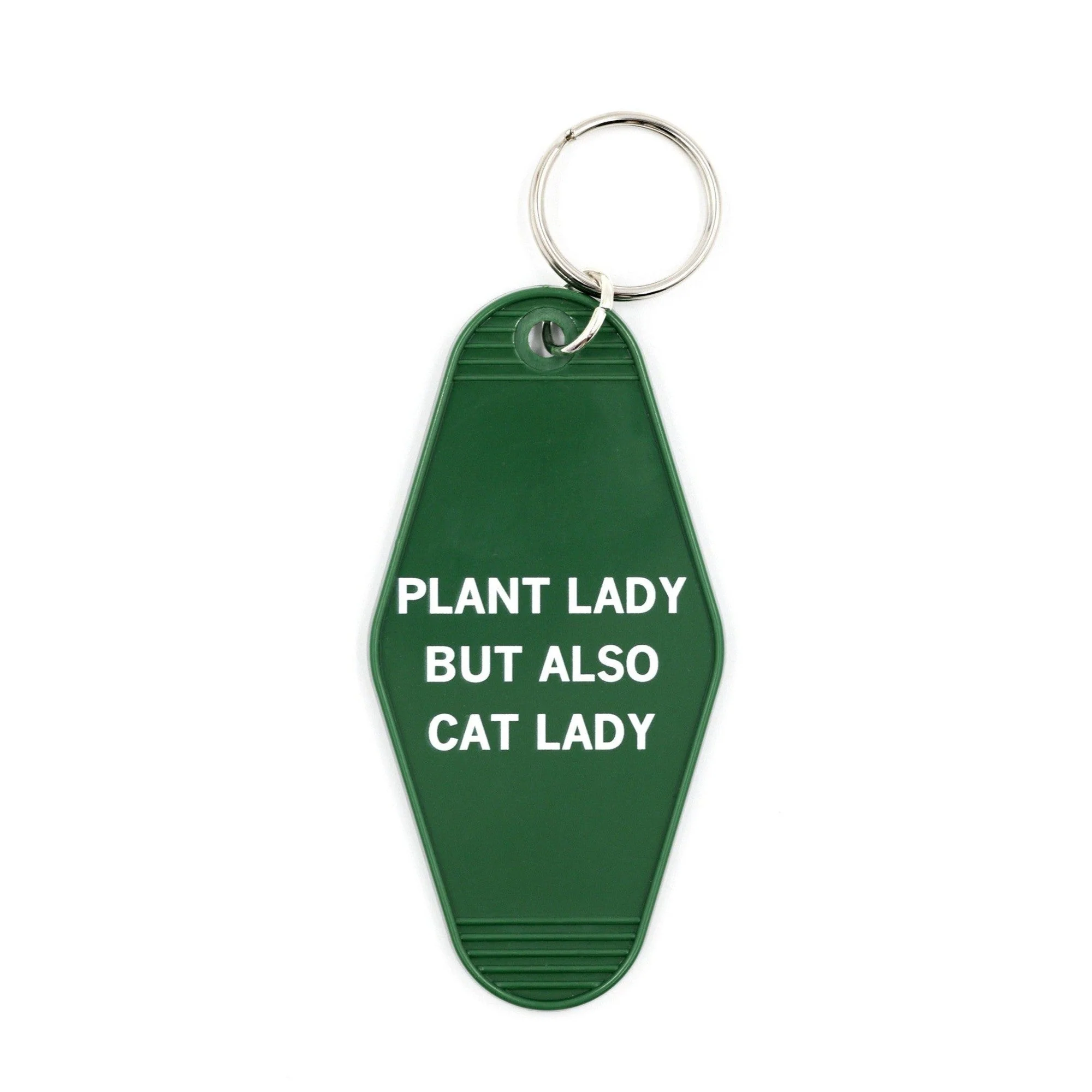 Plant Lady But Also Cat Lady Motel Style Keychain | GB x Catnip Crazed - Image 6