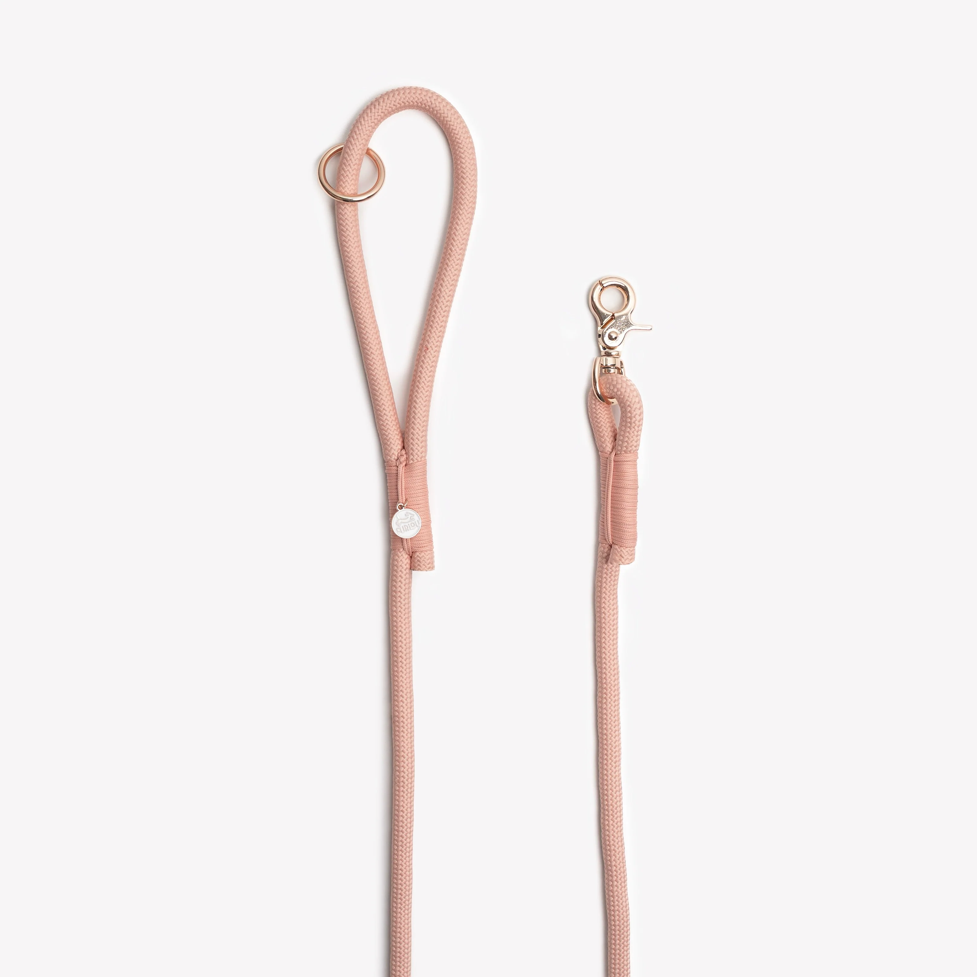 'Powder Rose' - Braided Rope Leash - Image 2