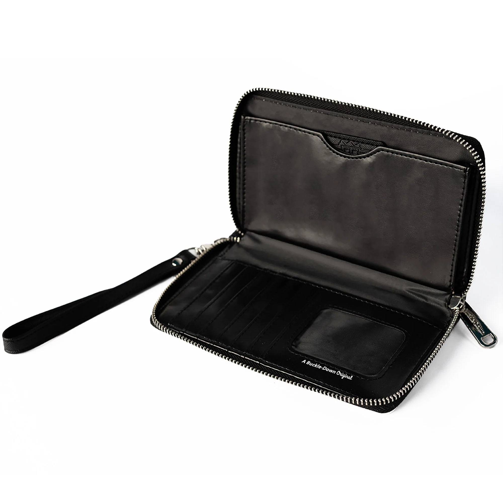PU Zip Around Wallet Rectangle - Peanuts Gang THE IN CROWD Group Pose White/Black/Red - Image 6