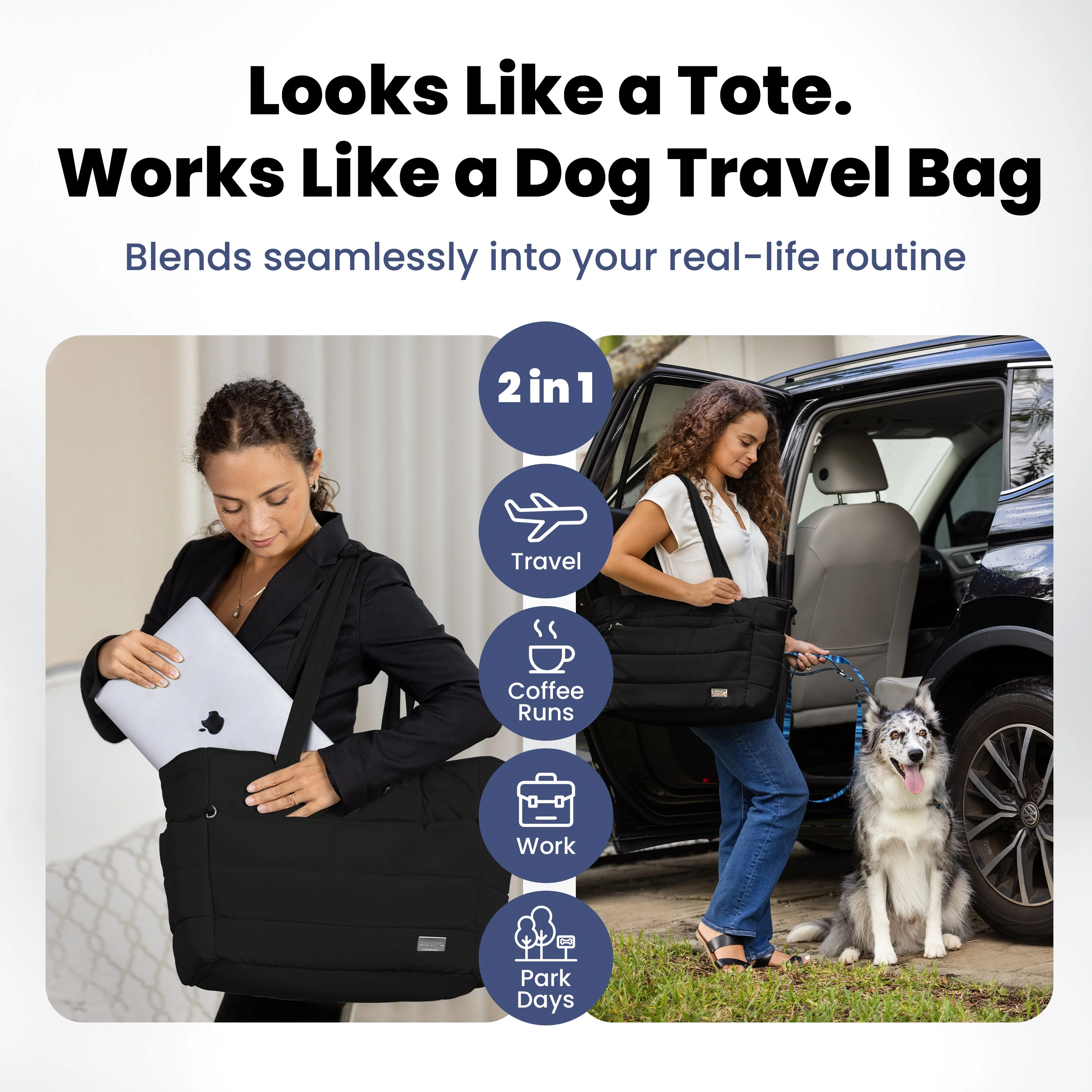 Puffer Dog Travel Bag for Dog Moms - Image 2