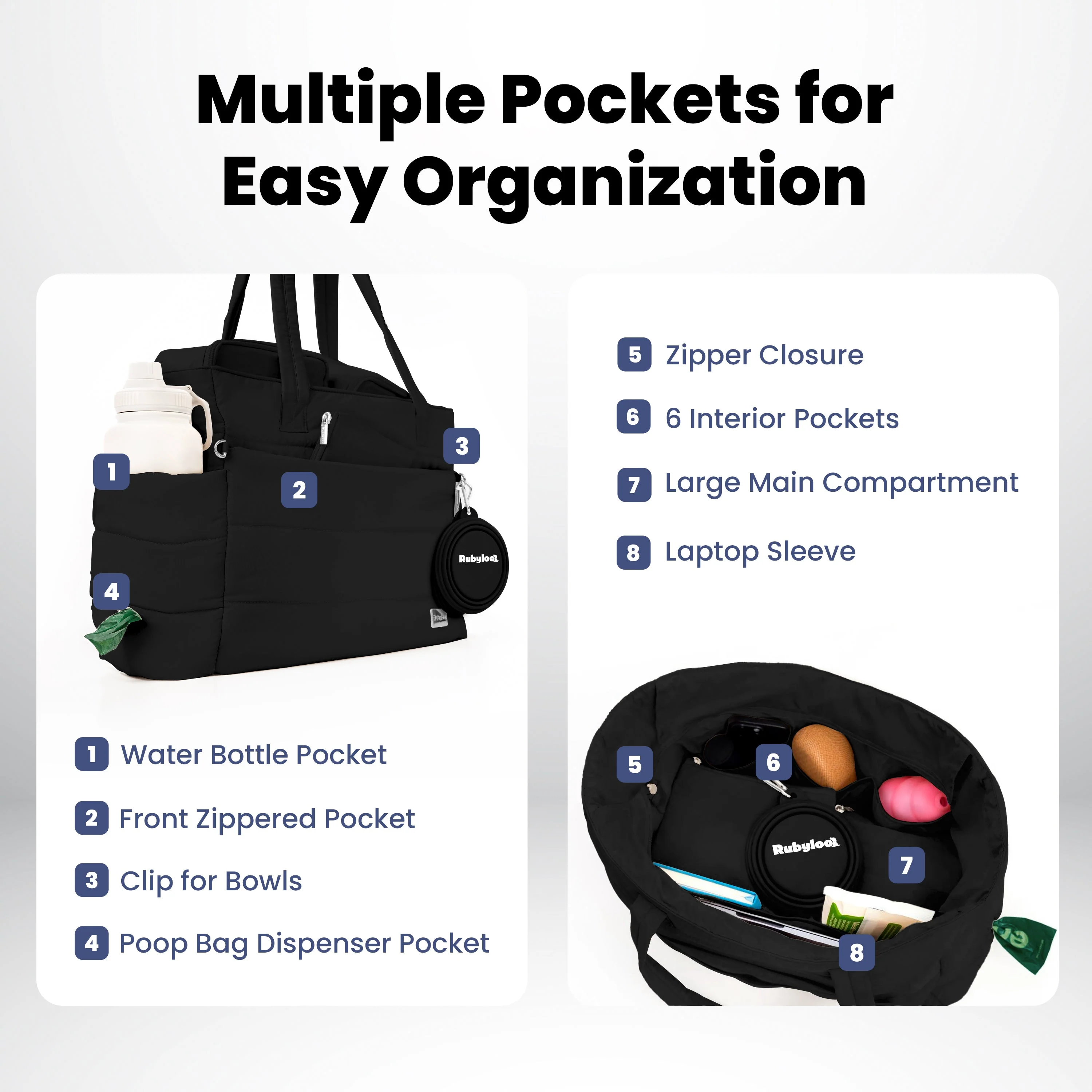 Puffer Dog Travel Bag for Dog Moms - Image 4