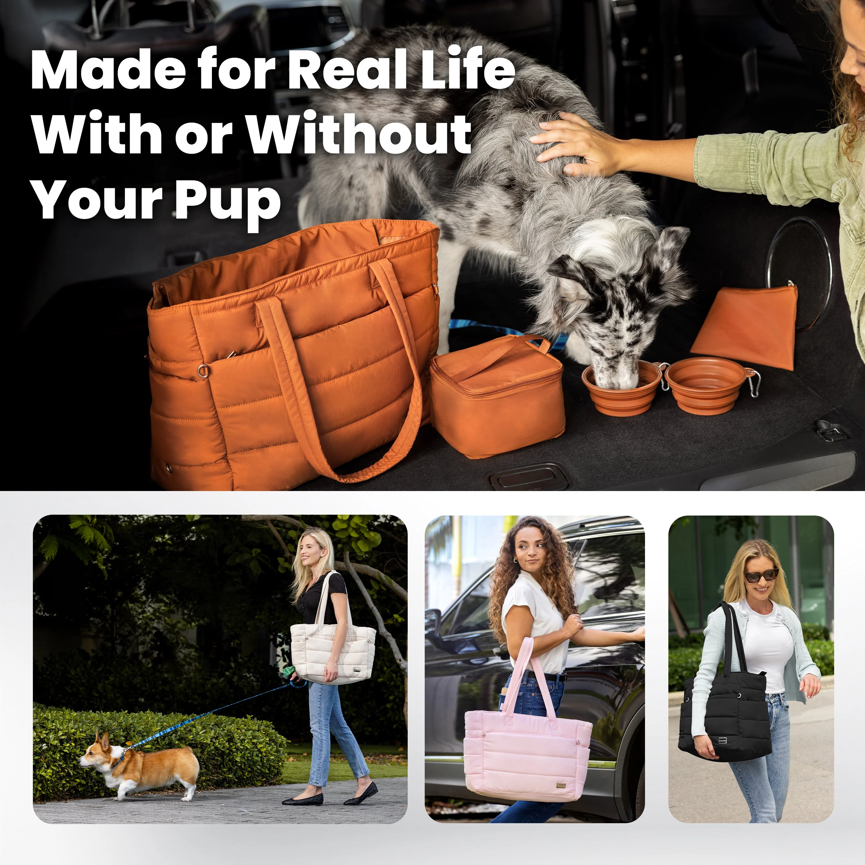 Puffer Dog Travel Bag for Dog Moms - Image 5
