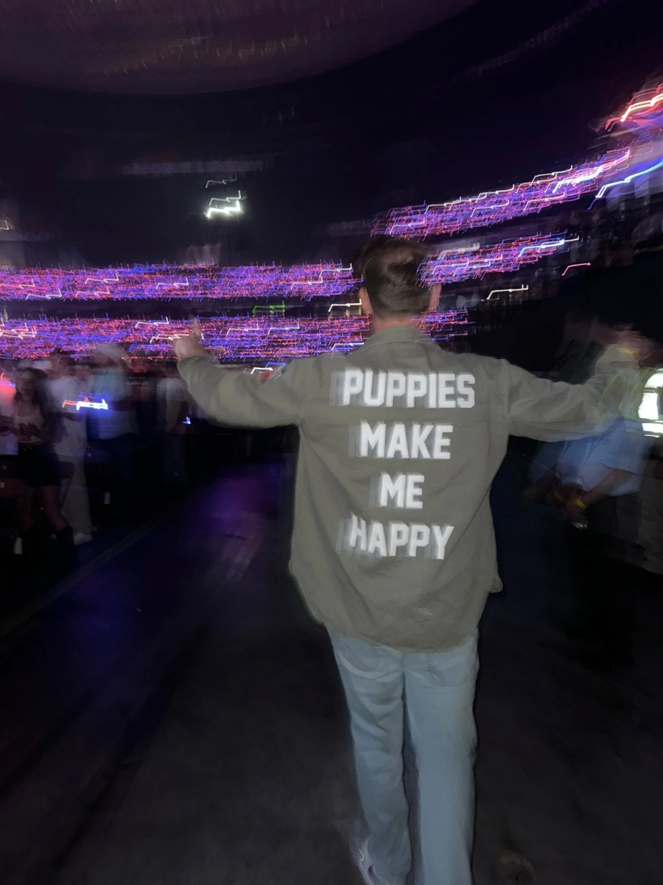 Puppies Make Me Happy Military Button Up | Present For Dog Lover | Made in USA - Image 16