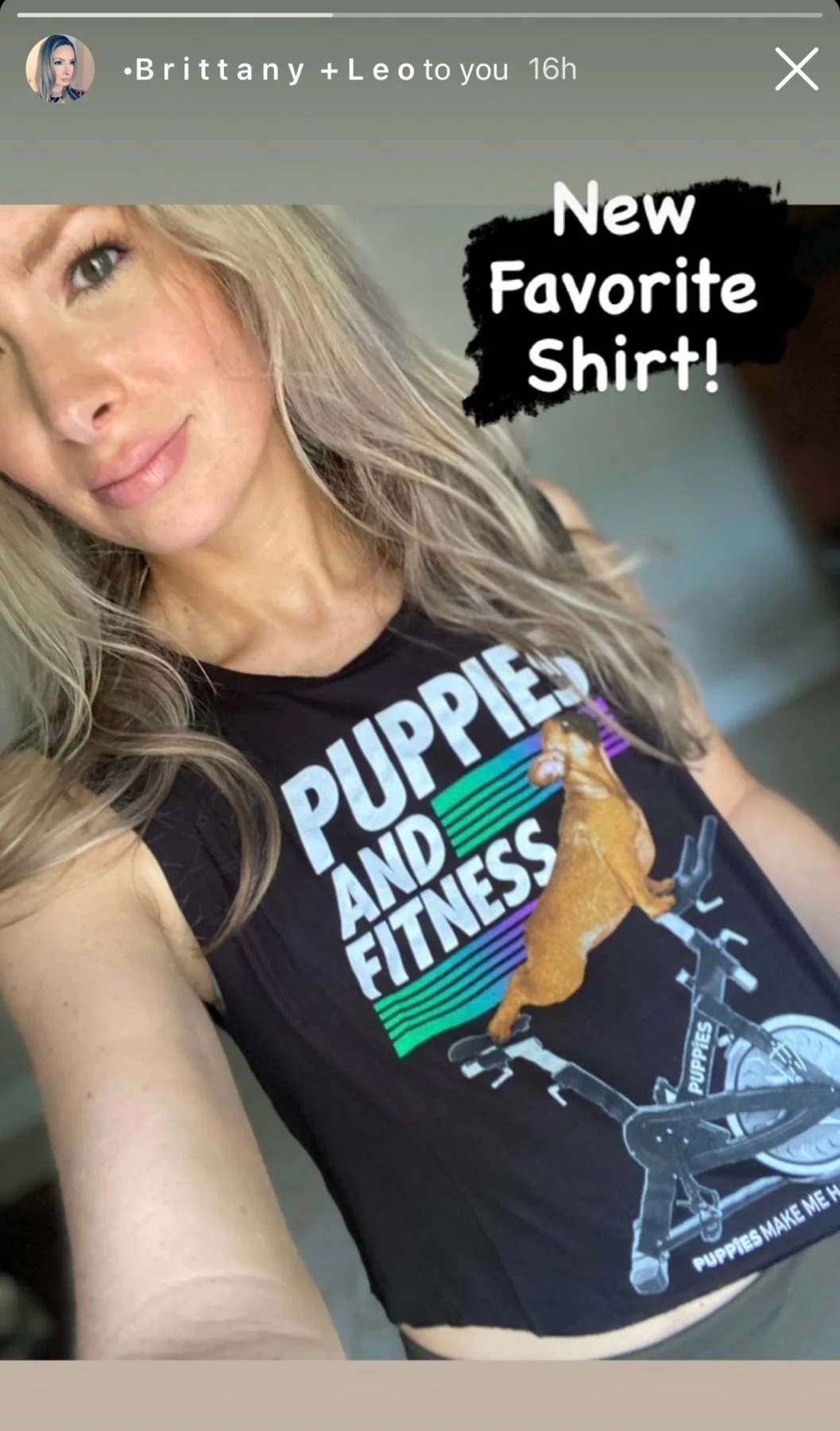 Puppies & Fitness Spin Bike Future Colors | Crop Top - Image 4