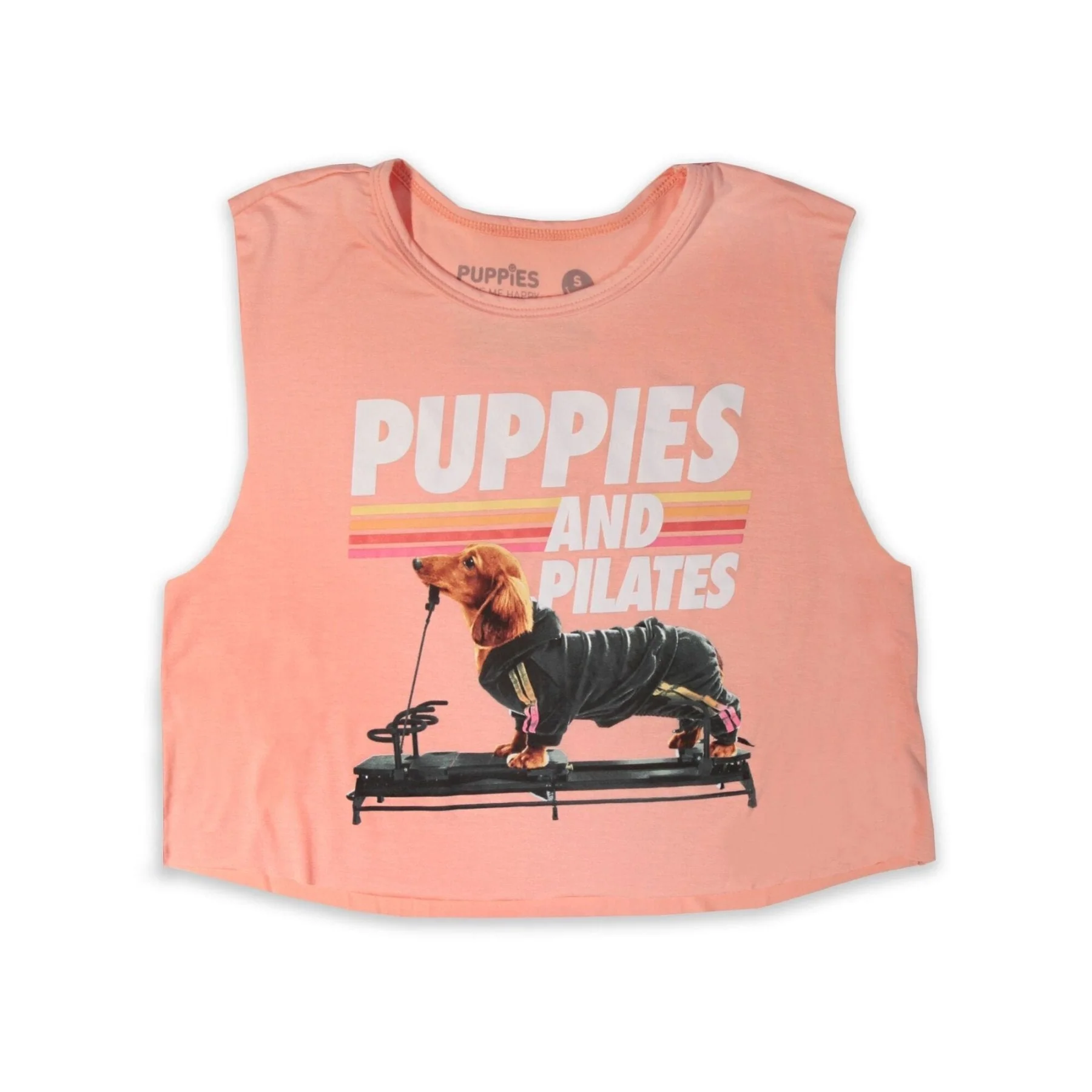 Puppies & Pilates Crop Top | Gift for Dog Moms & Yoga Lovers - Image 9