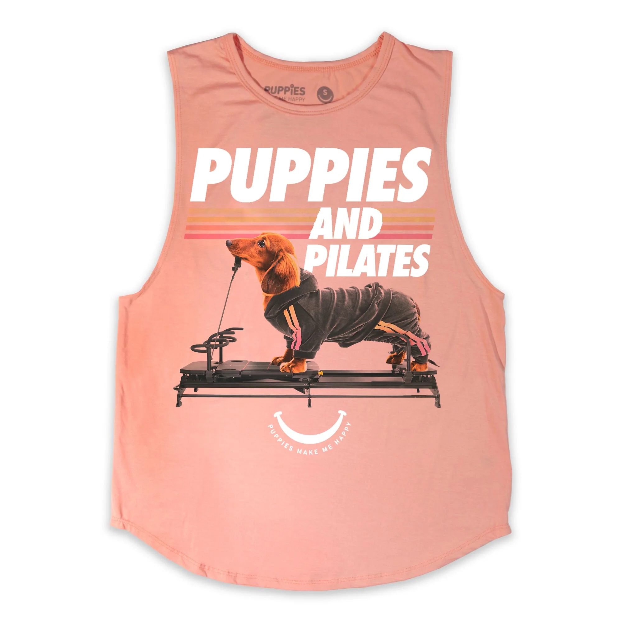 Puppies & Pilates Dog Tank Top | for Dog Lovers | Made in USA - Image 2