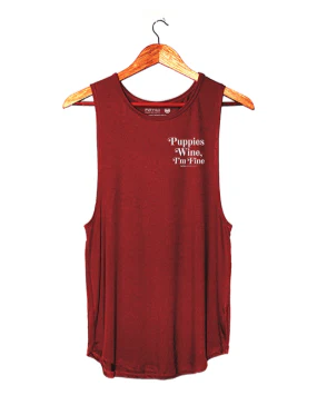 Puppies & Wine 2.0 - Women's Sleeveless - Image 8